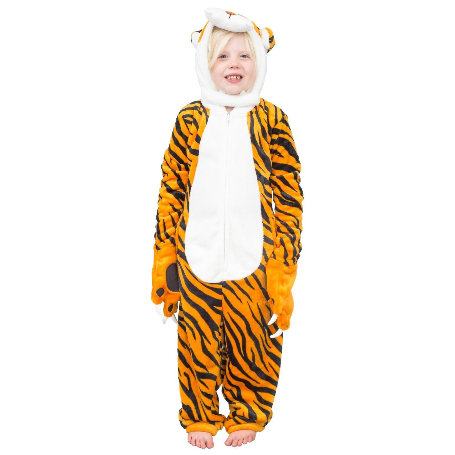 Kids Youth Child Tiger Halloween Cosplay Costume Flappy Suit