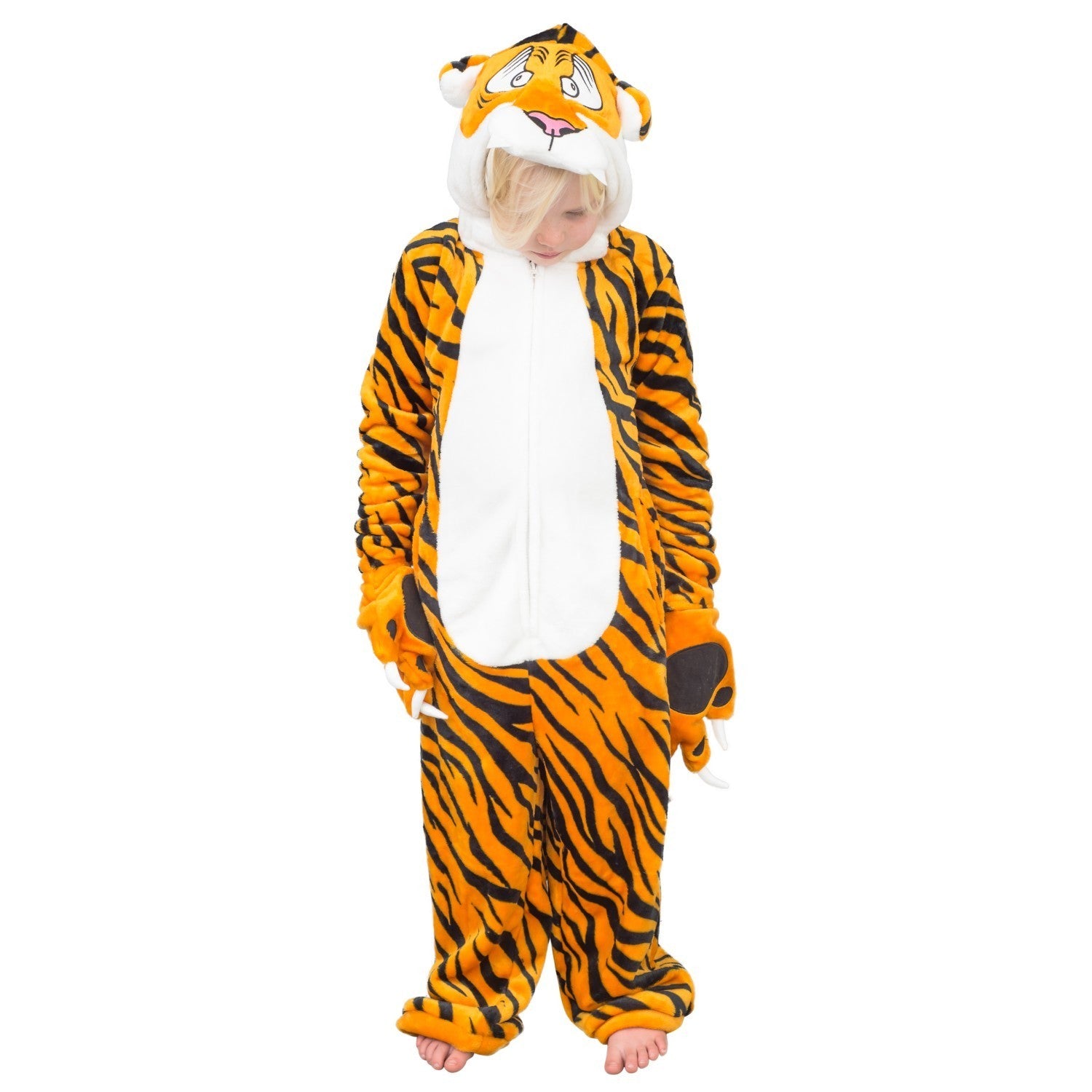 Kids Youth Child Tiger Halloween Cosplay Costume Flappy Suit