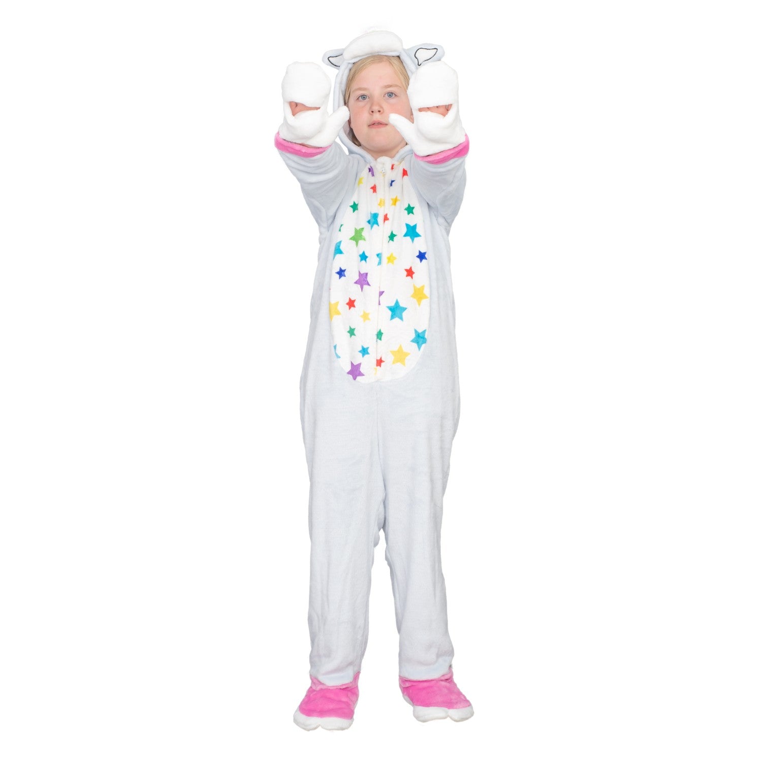 Kids Youth Child Unicorn Halloween Cosplay Costume Flappy Suit