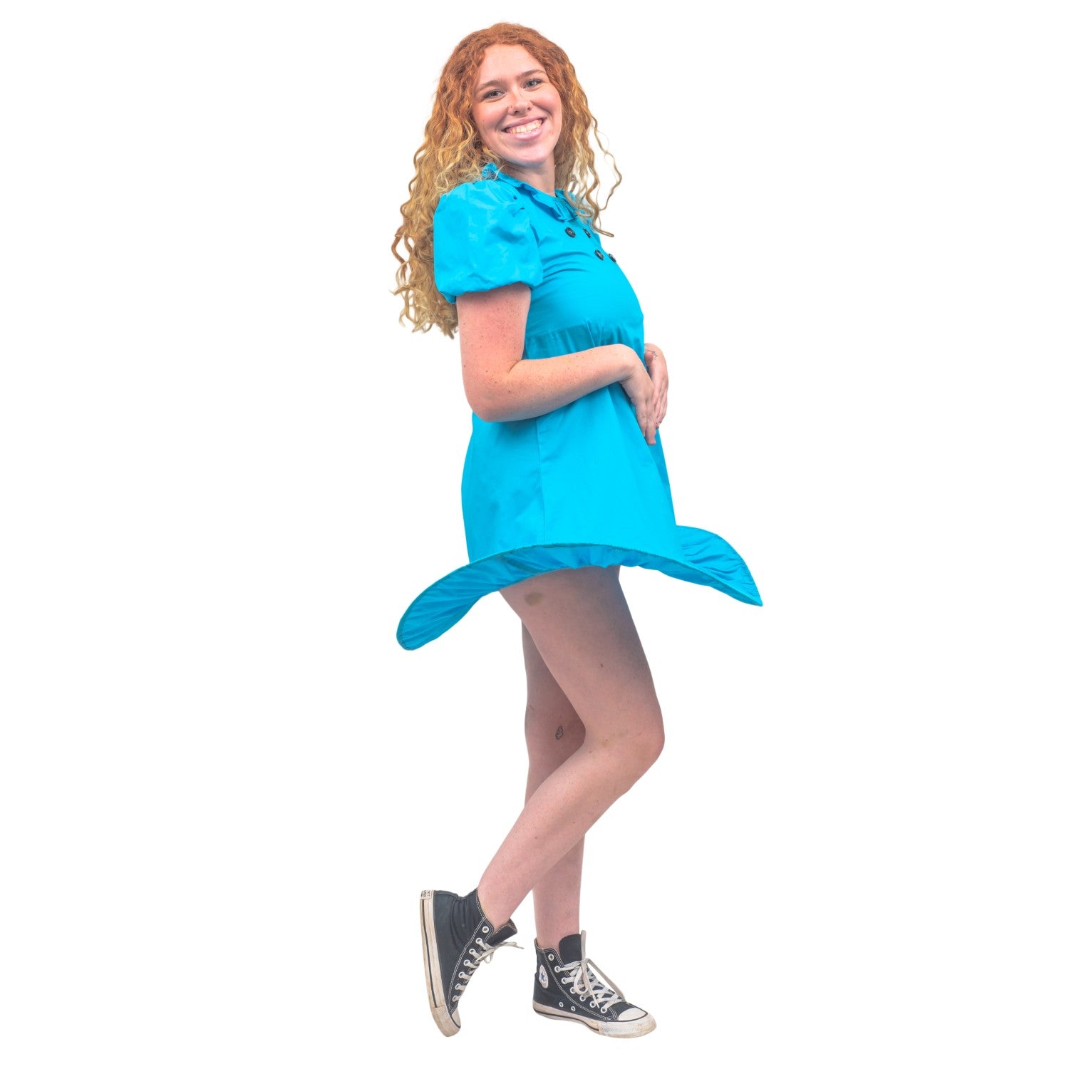 Lucy Blue Dress Women's Halloween Costume Cosplay