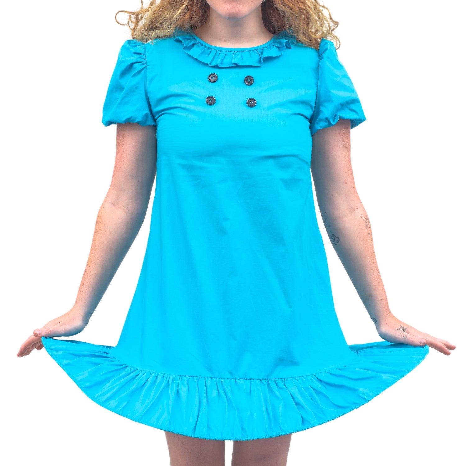 Lucy Blue Dress Women's Halloween Costume Cosplay