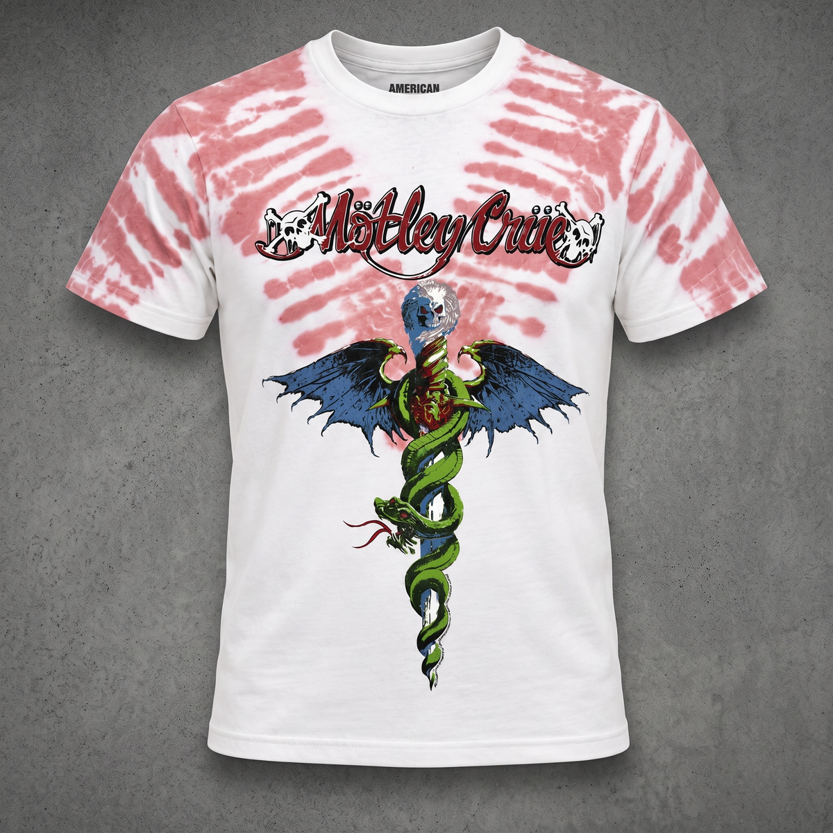 The Crew Feelgood Logo Adult Unisex Tie-Dye Rock-N-Roll T-Shirt