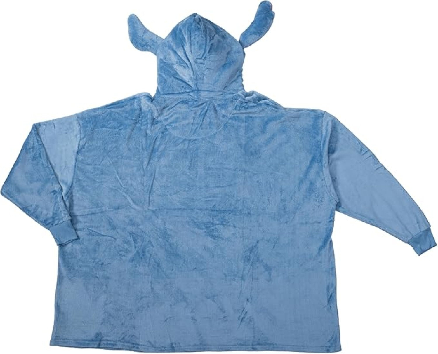 Adult Unisex One Size Stitch Big Face Oversized Blanket Hoodie Sleep Poncho