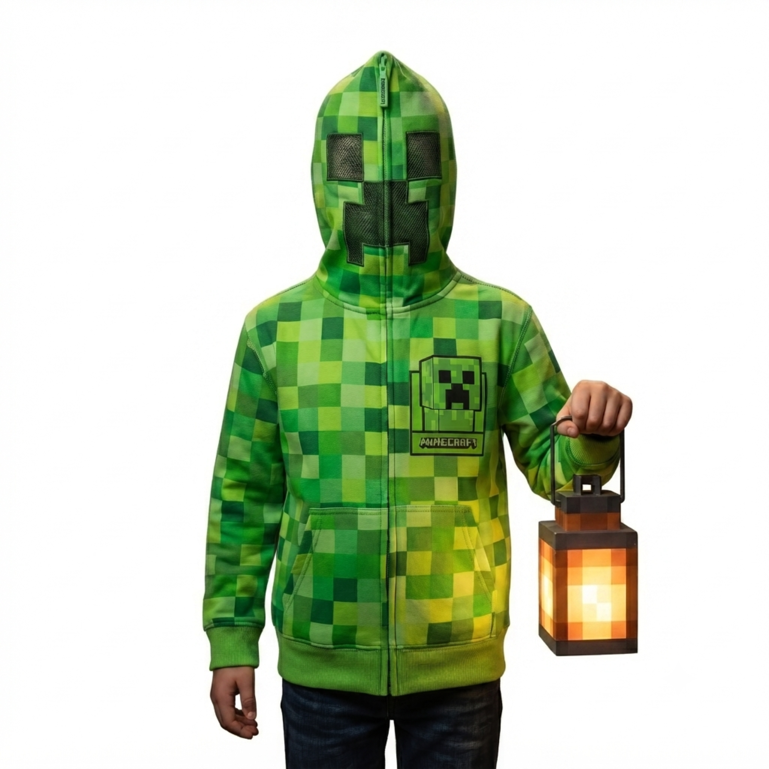 Minecraft The Creeper Gamer Gift Idea Unisex Youth Kids Hoodie Sweatshirt