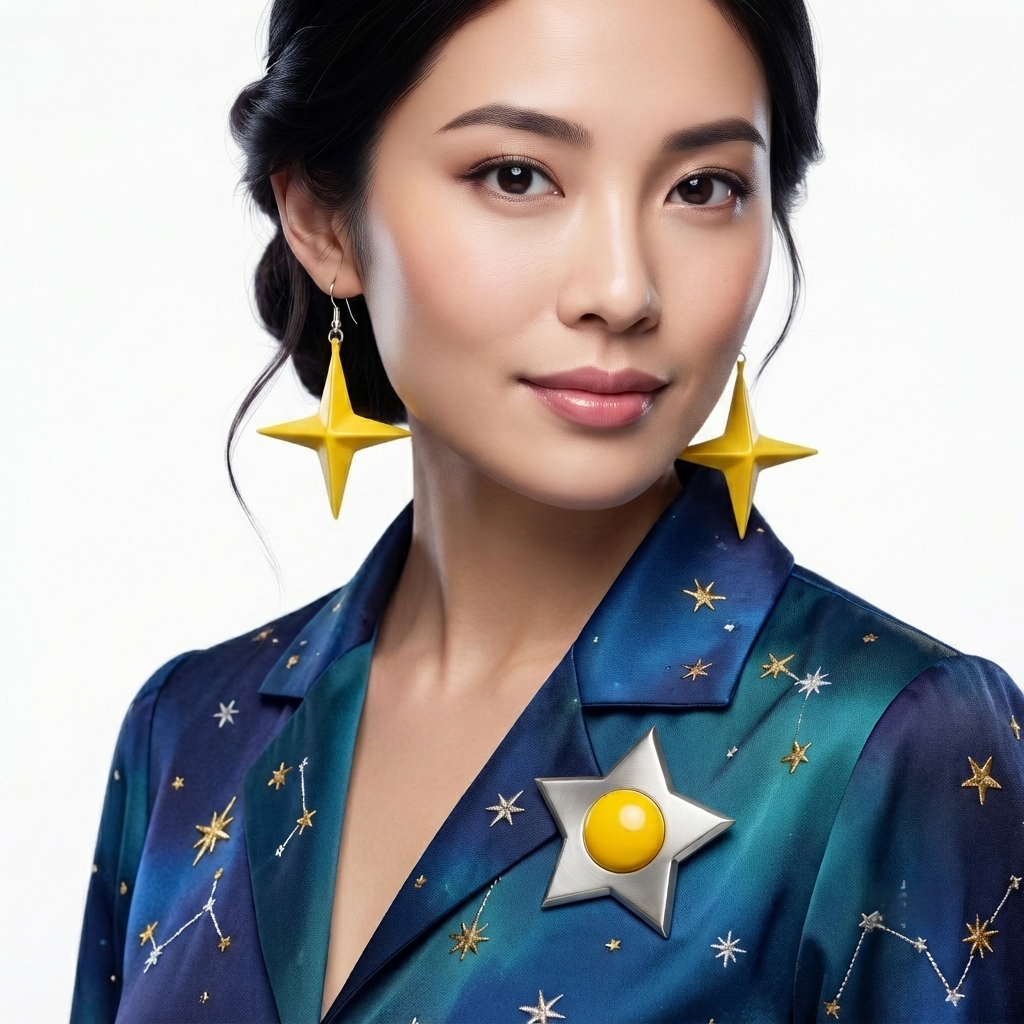 Mario Galaxy Replica Rosalina 3 PC Halloween Cosplay Costume Jewelry Set