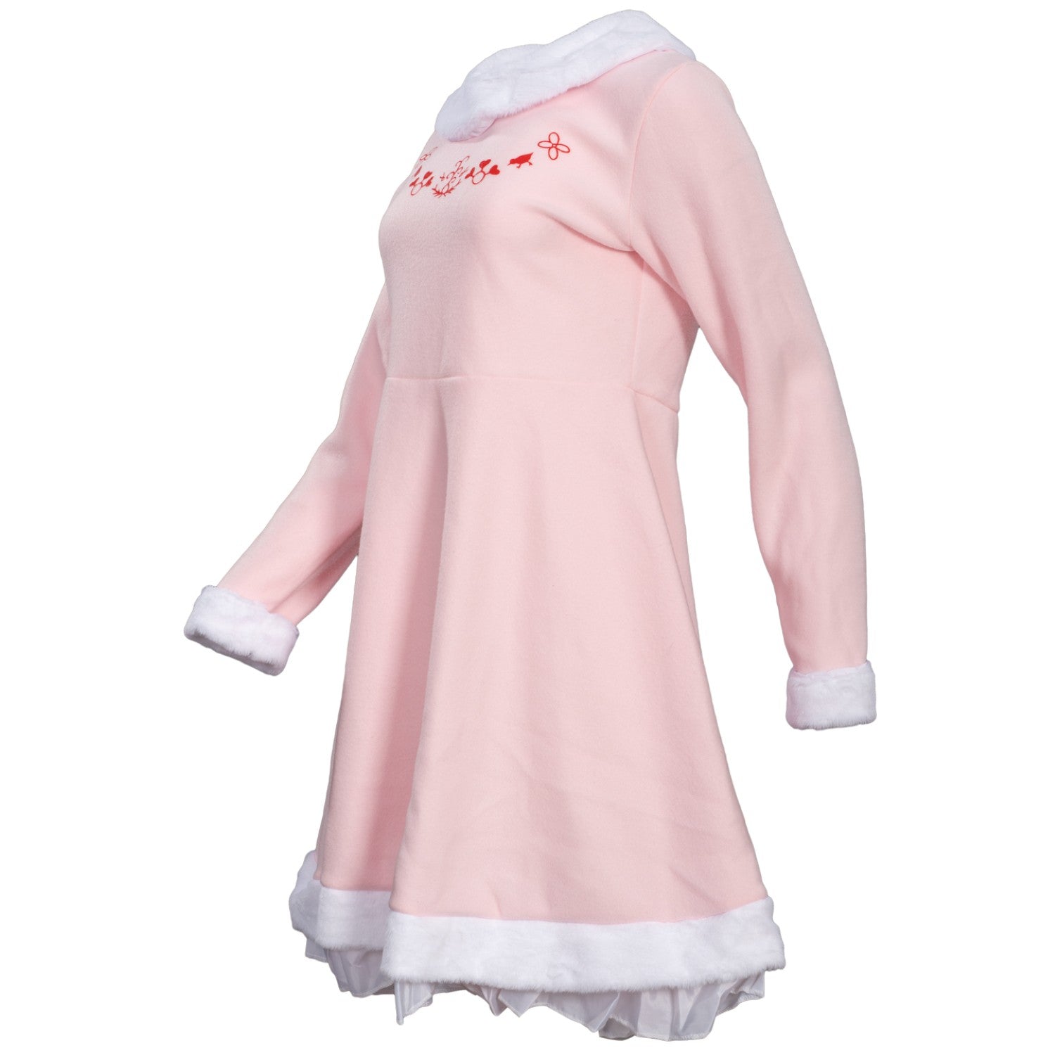 Mrs. Elf Pink Women's Deluxe Halloween Cosplay Costume Set