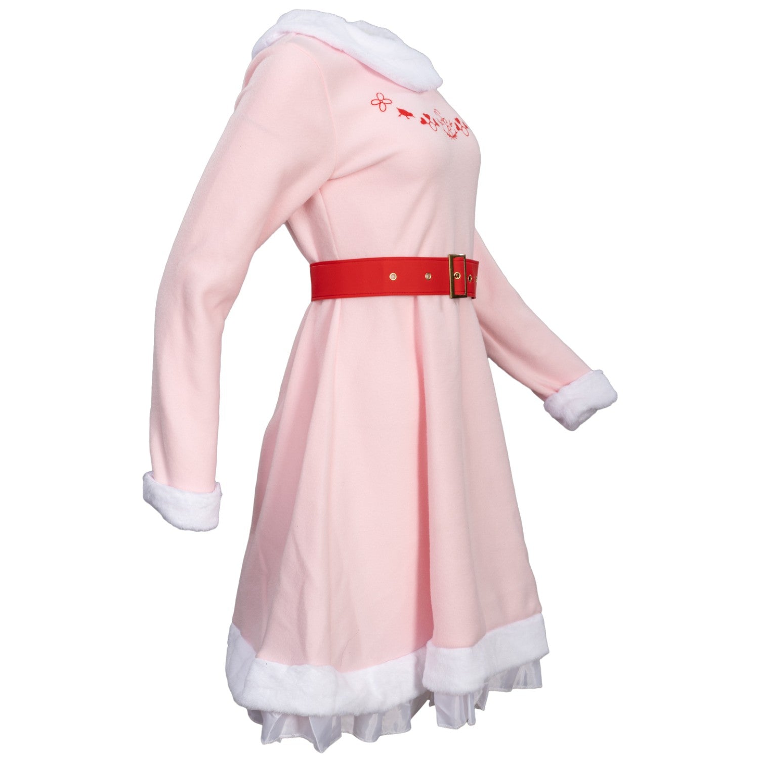 Mrs. Elf Pink Women's Deluxe Halloween Cosplay Costume Set