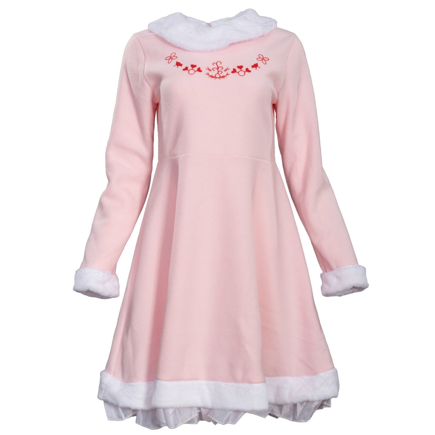 Mrs. Elf Pink Women's Deluxe Halloween Cosplay Costume Set