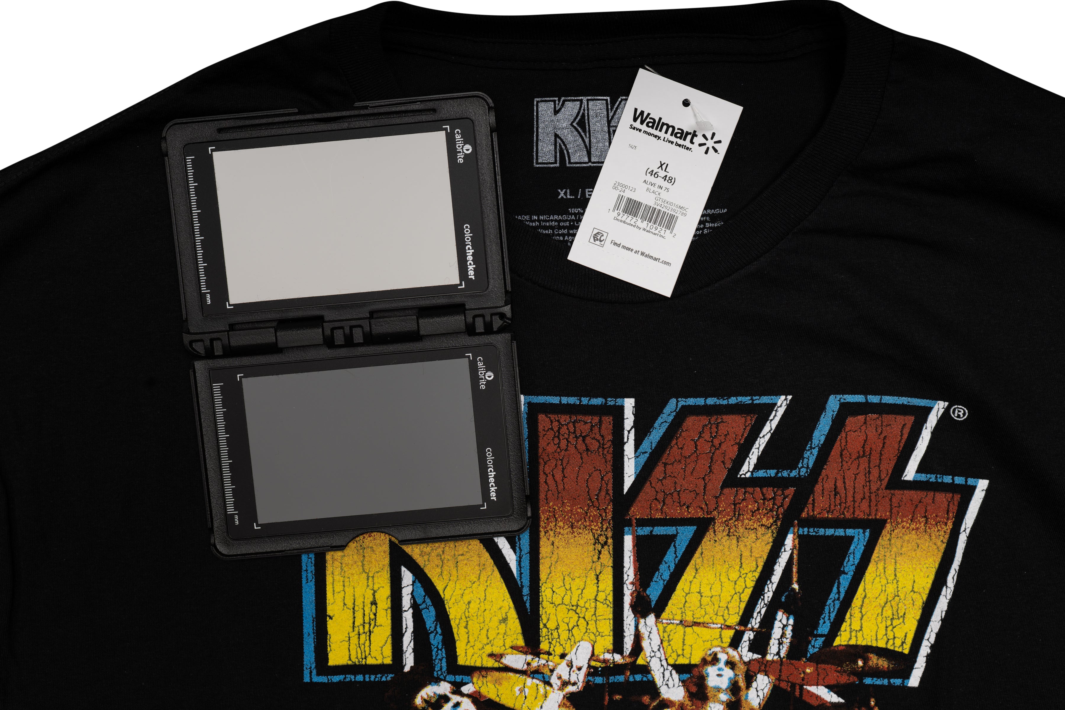 Music Band Kiss Alive in 75 Black T-Shirt