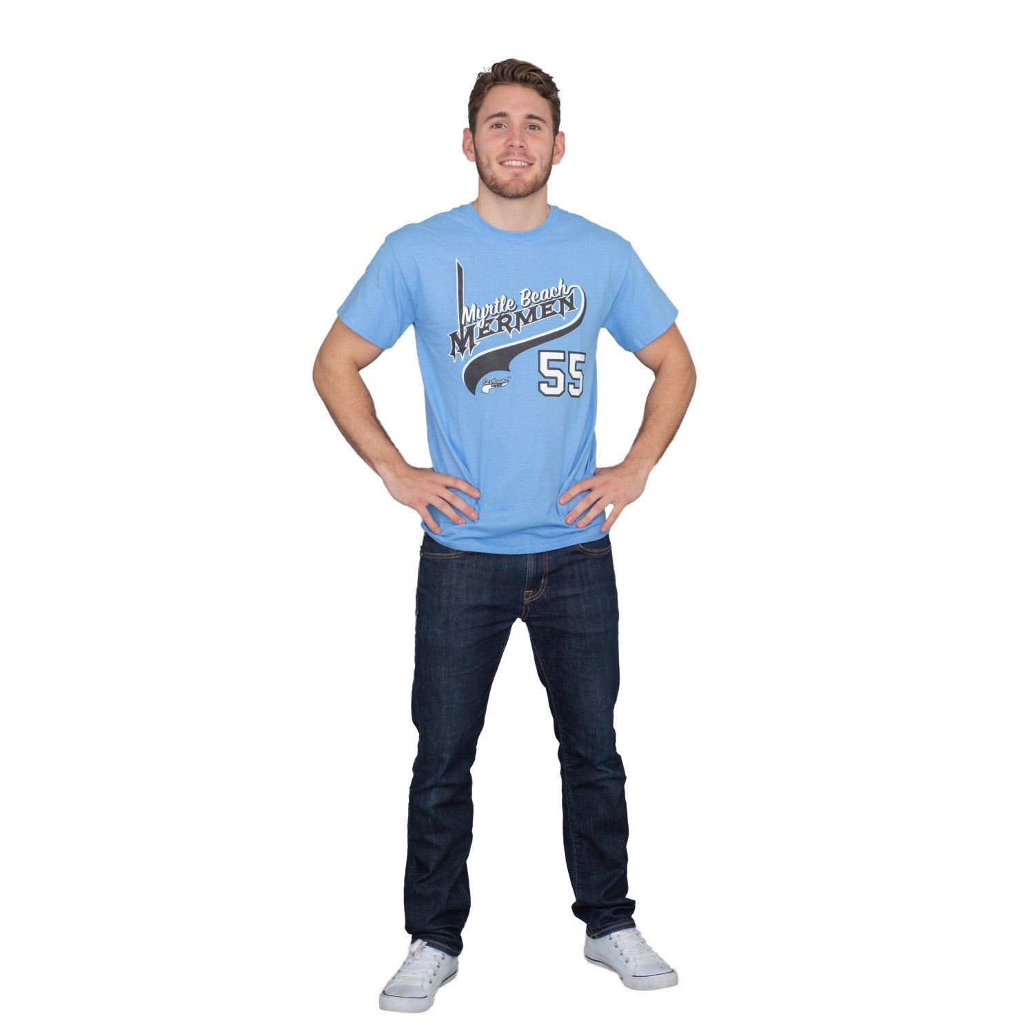 Myrtle Beach Mermen Logo 55 T-shirt