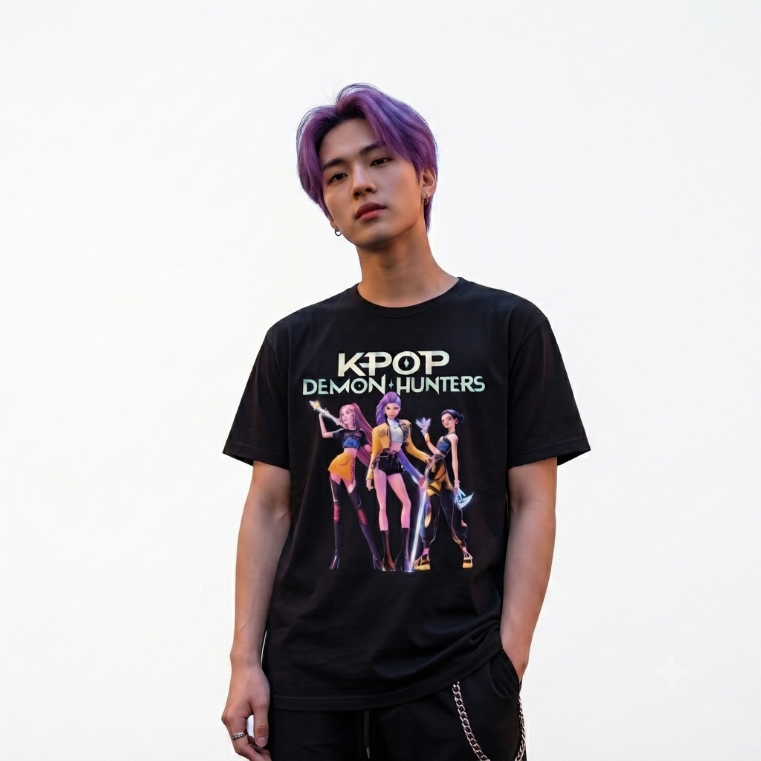 K Pop Demon Hunters Adult Unisex Anime Gift Idea T-Shirt