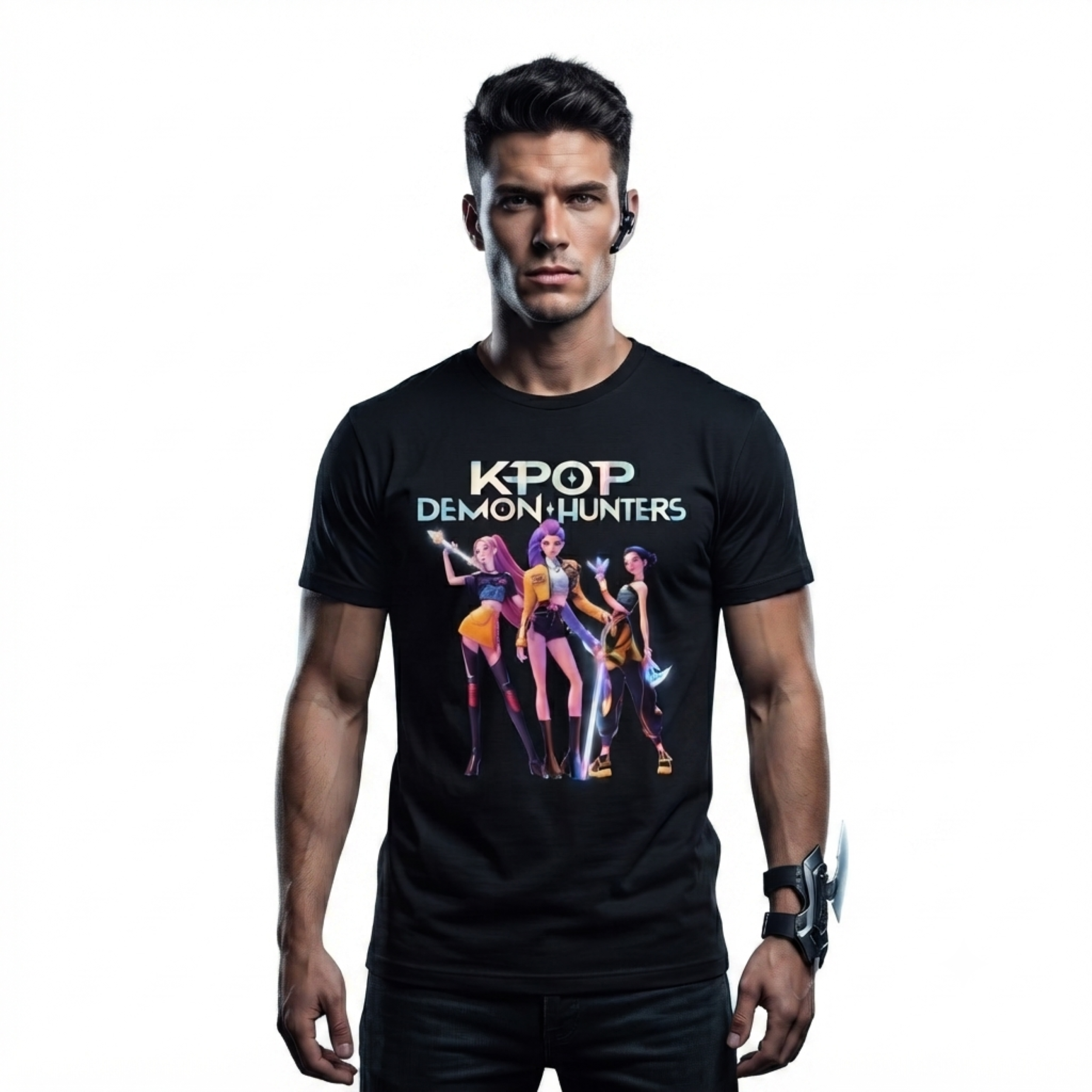 K Pop Demon Hunters Adult Unisex Anime Gift Idea T-Shirt