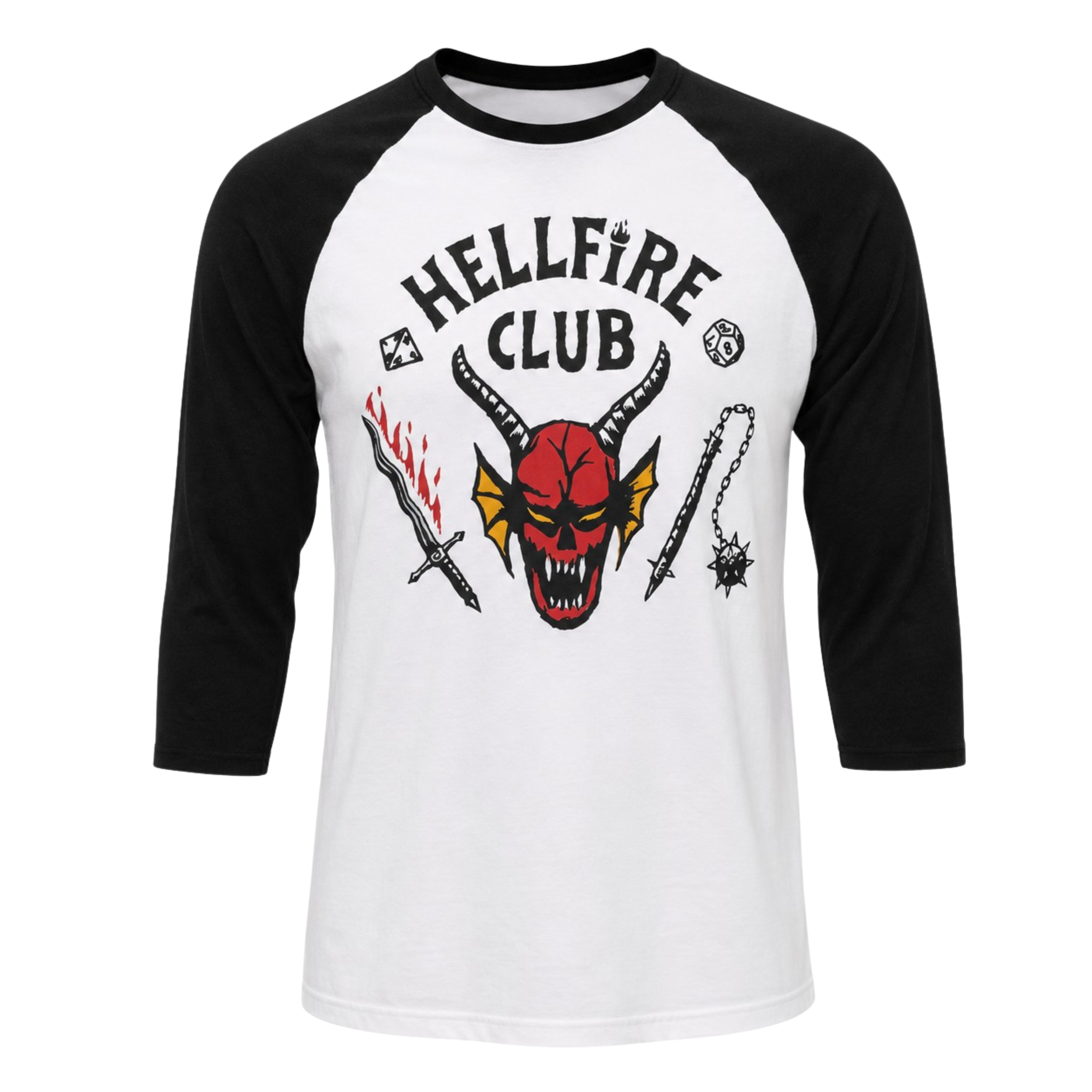 Stranger Things Hellfire Club Replica TV Series Adult Unisex Halloween Cosplay Costume T-Shirt