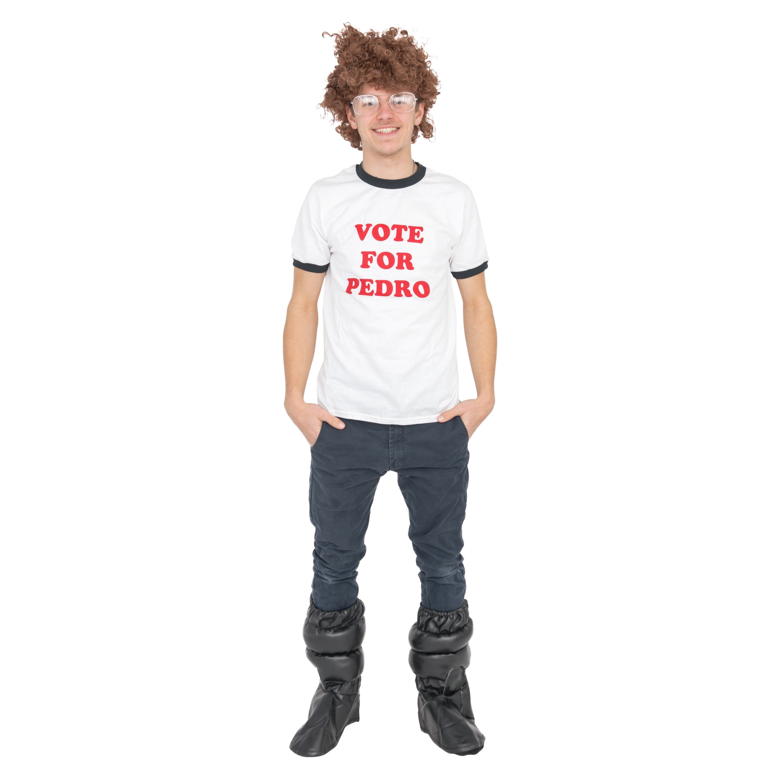 Napoleon Dynamite Vote For Pedro Adult Unisex Halloween Cosplay Costume T-shirt