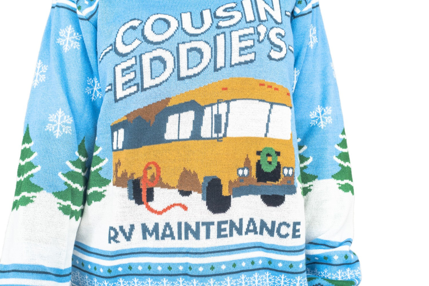 National Lampoon Christmas Vacation Blue Eddies Ugly Christmas Sweater