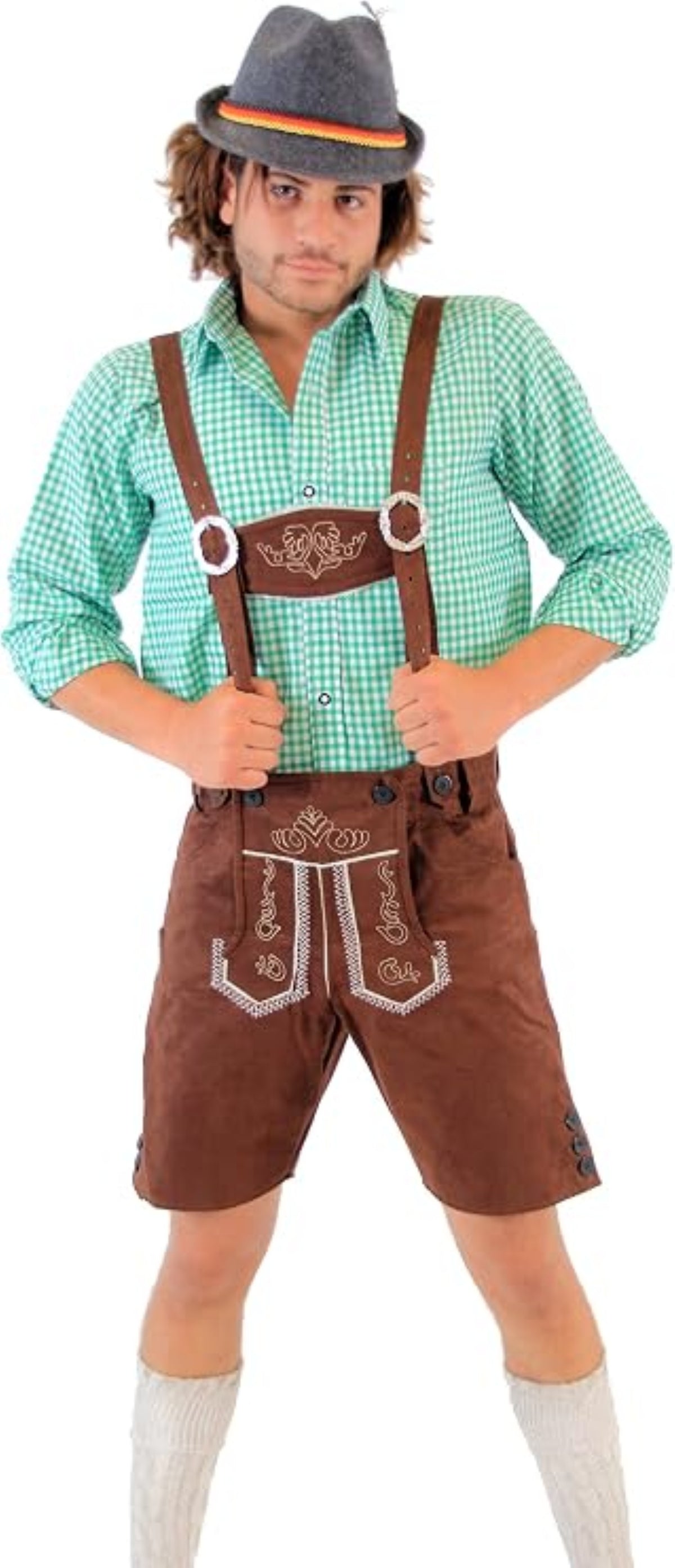 Oktoberfest German Bavarian Lederhosen Halloween Cosplay Costume Accessory