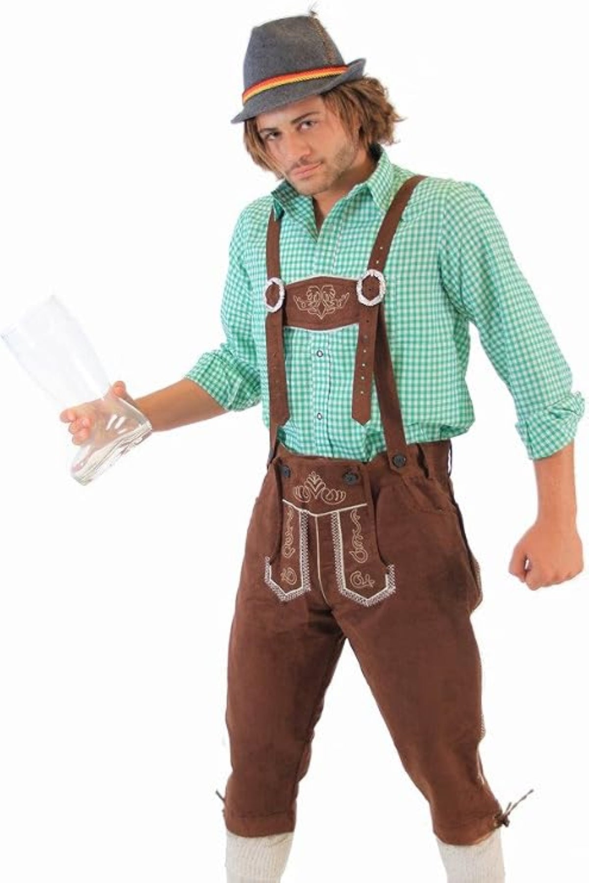 Oktoberfest German Bavarian Lederhosen Halloween Cosplay Costume Accessory