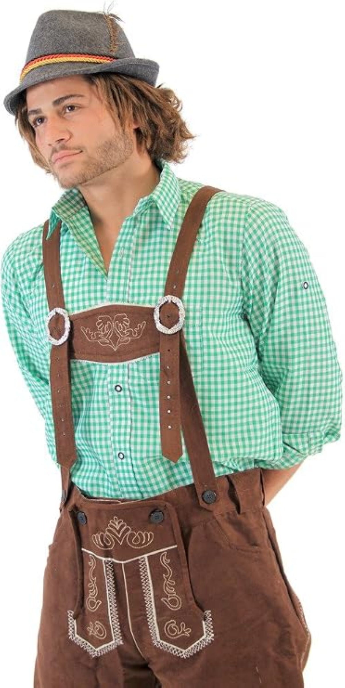 Oktoberfest German Bavarian Lederhosen Halloween Cosplay Costume Accessory