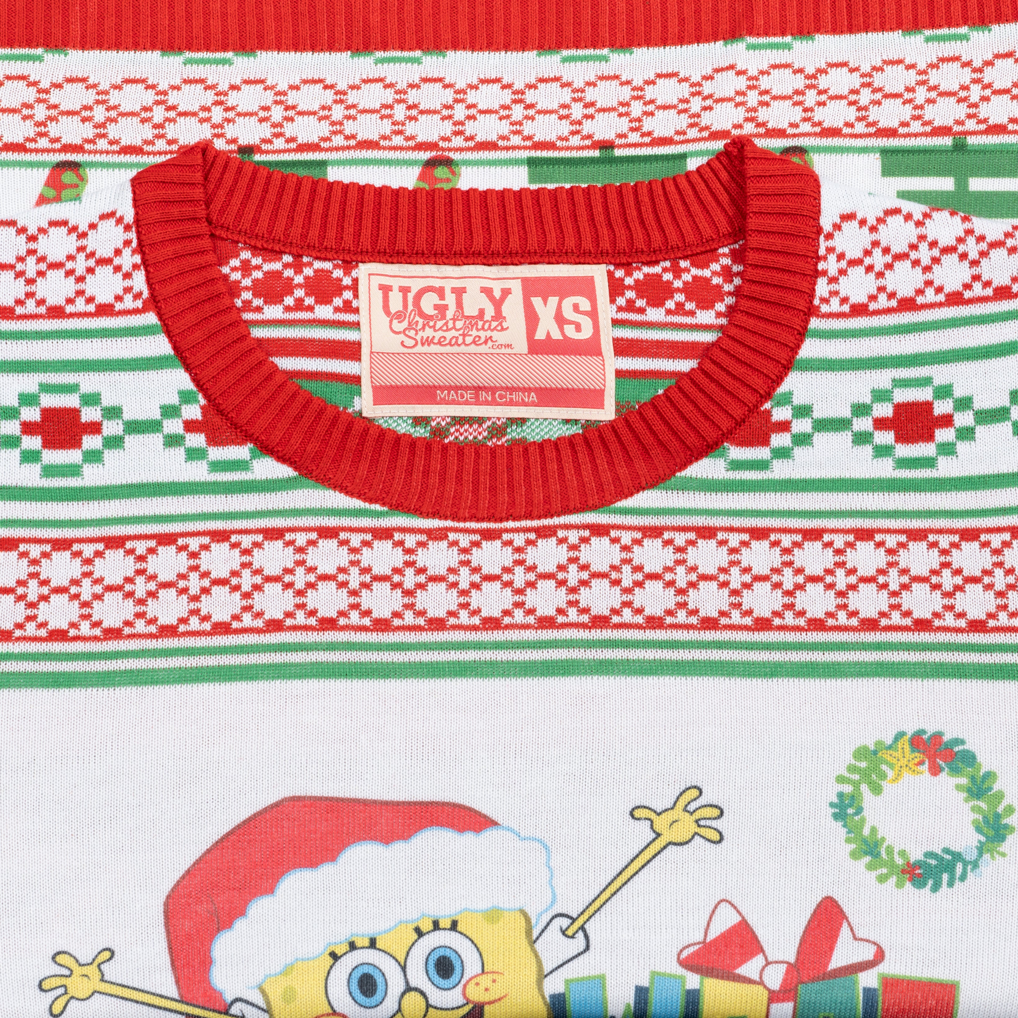 Wrap Star SpongeBob Christmas Sweater
