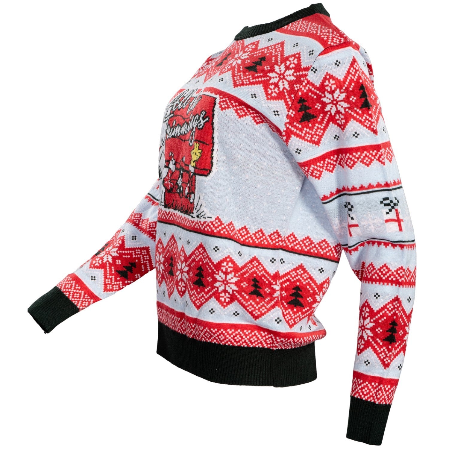 Peanuts House All the Trimmings Ugly Christmas Sweater