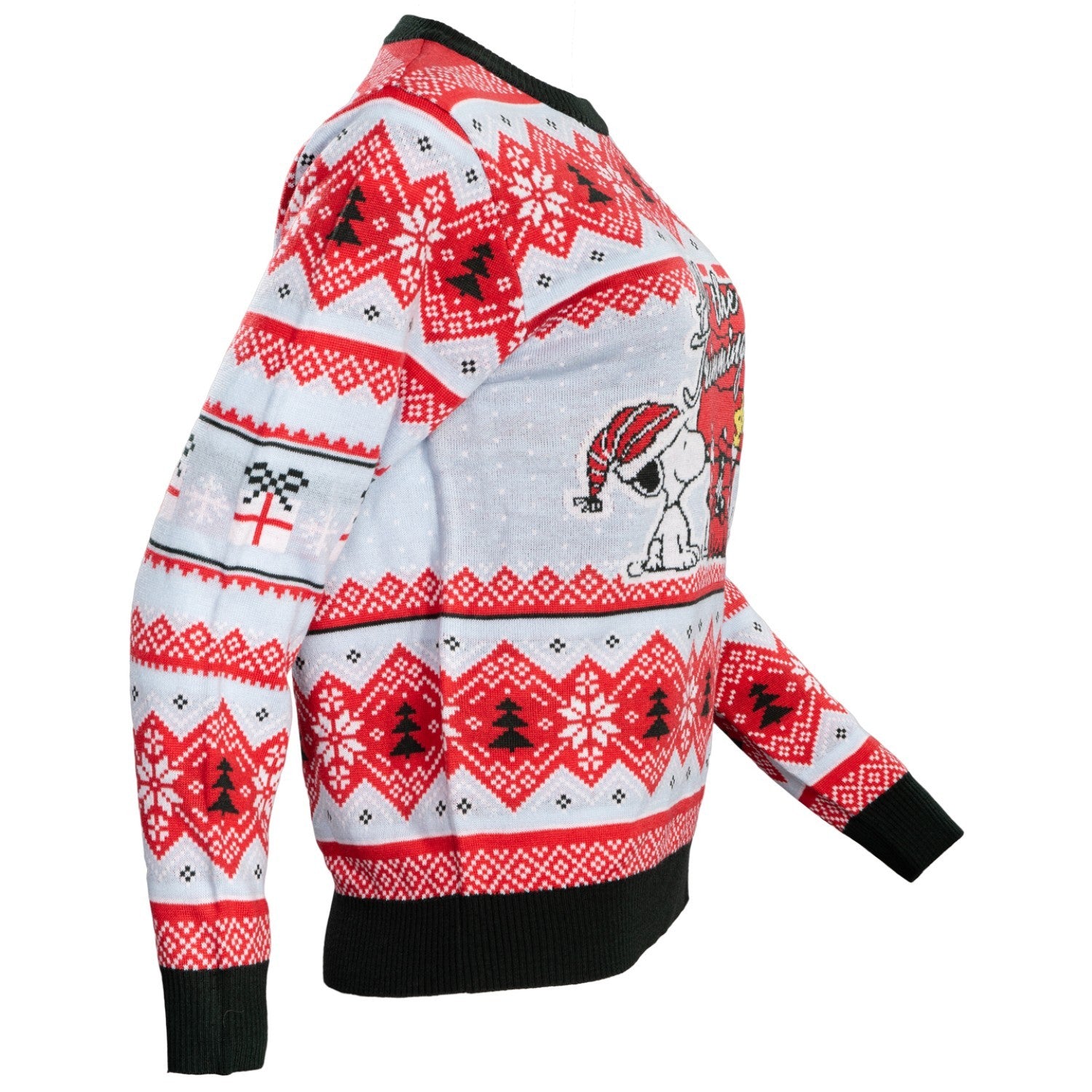 Peanuts House All the Trimmings Ugly Christmas Sweater