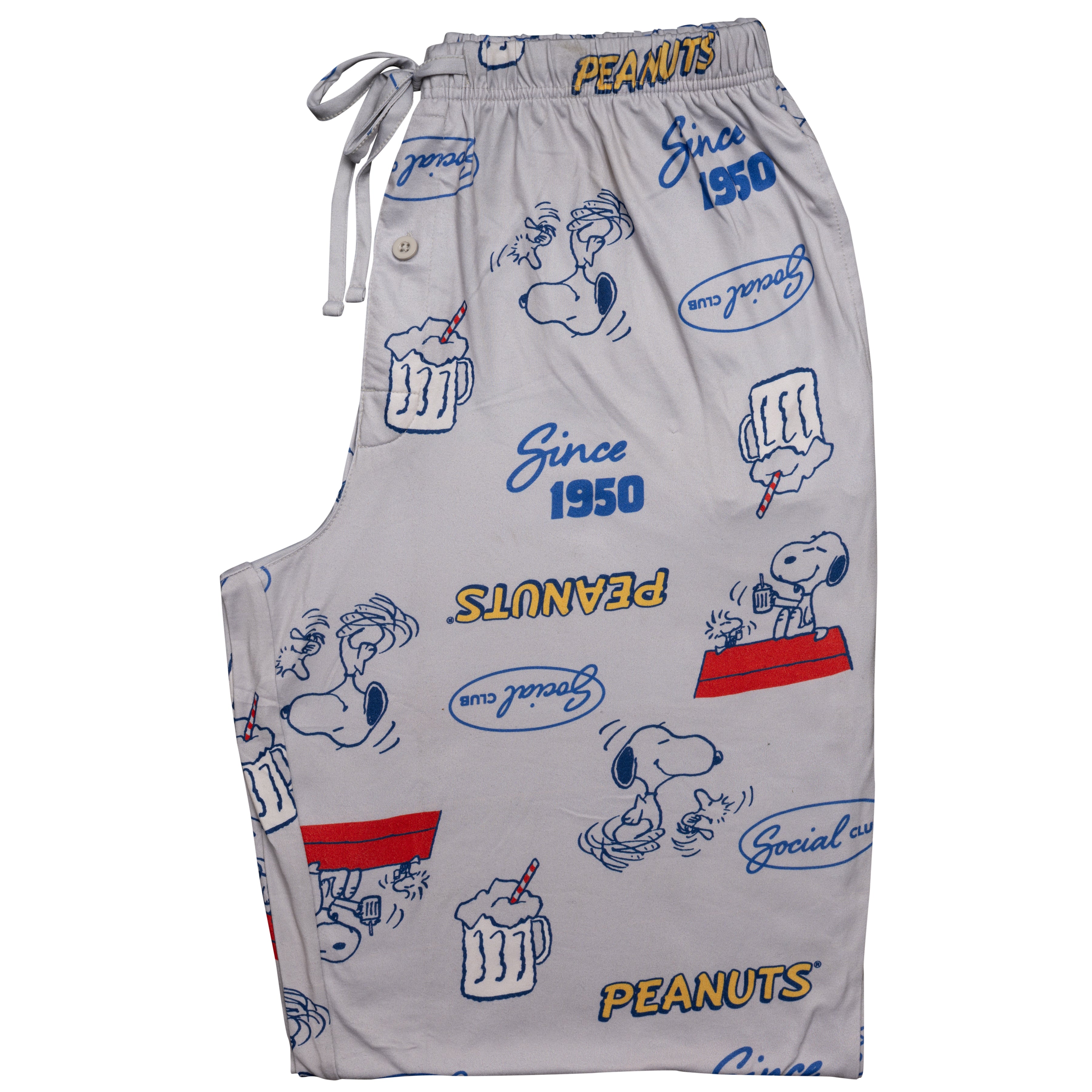 Peanuts Since 1950 Gray Adult Unisex Lounge Pants