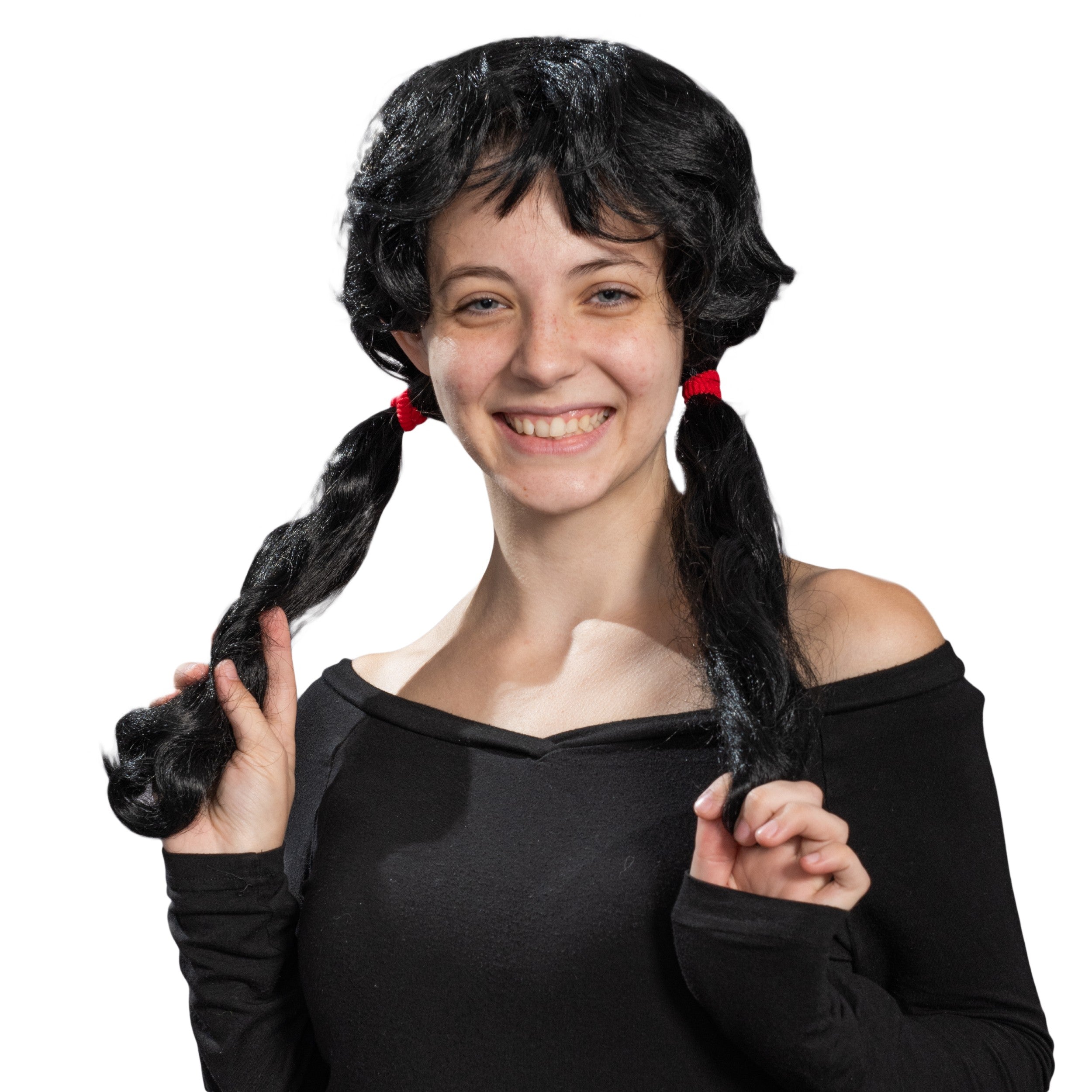 Penny Girl with Long Ponytails Halloween Cosplay Costume Wig