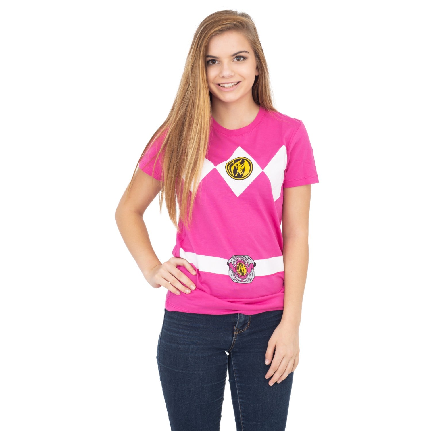 Youth Unisex Power Rangers Halloween Cosplay Costume T-Shirt
