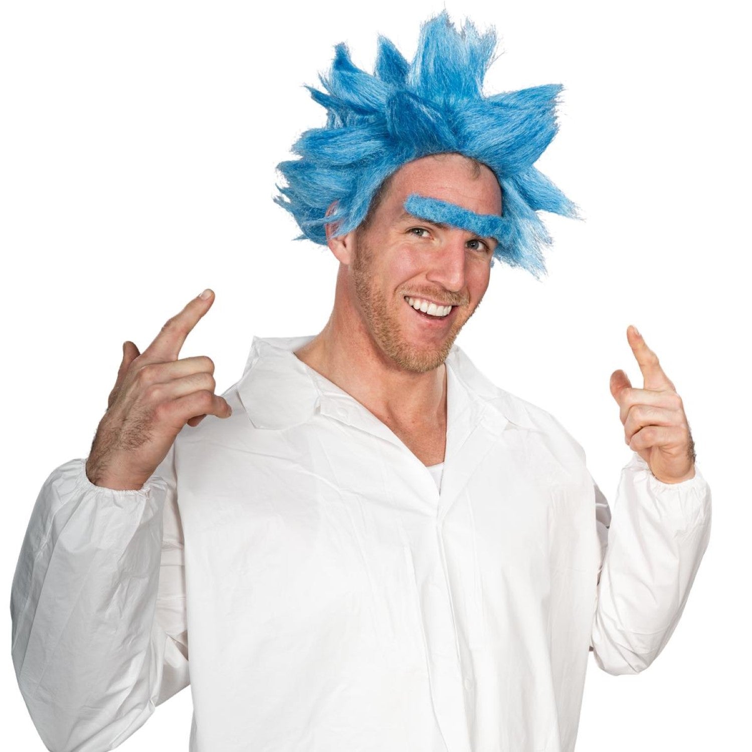 Rick Sanchez Cartoon Halloween Cosplay Costume Set