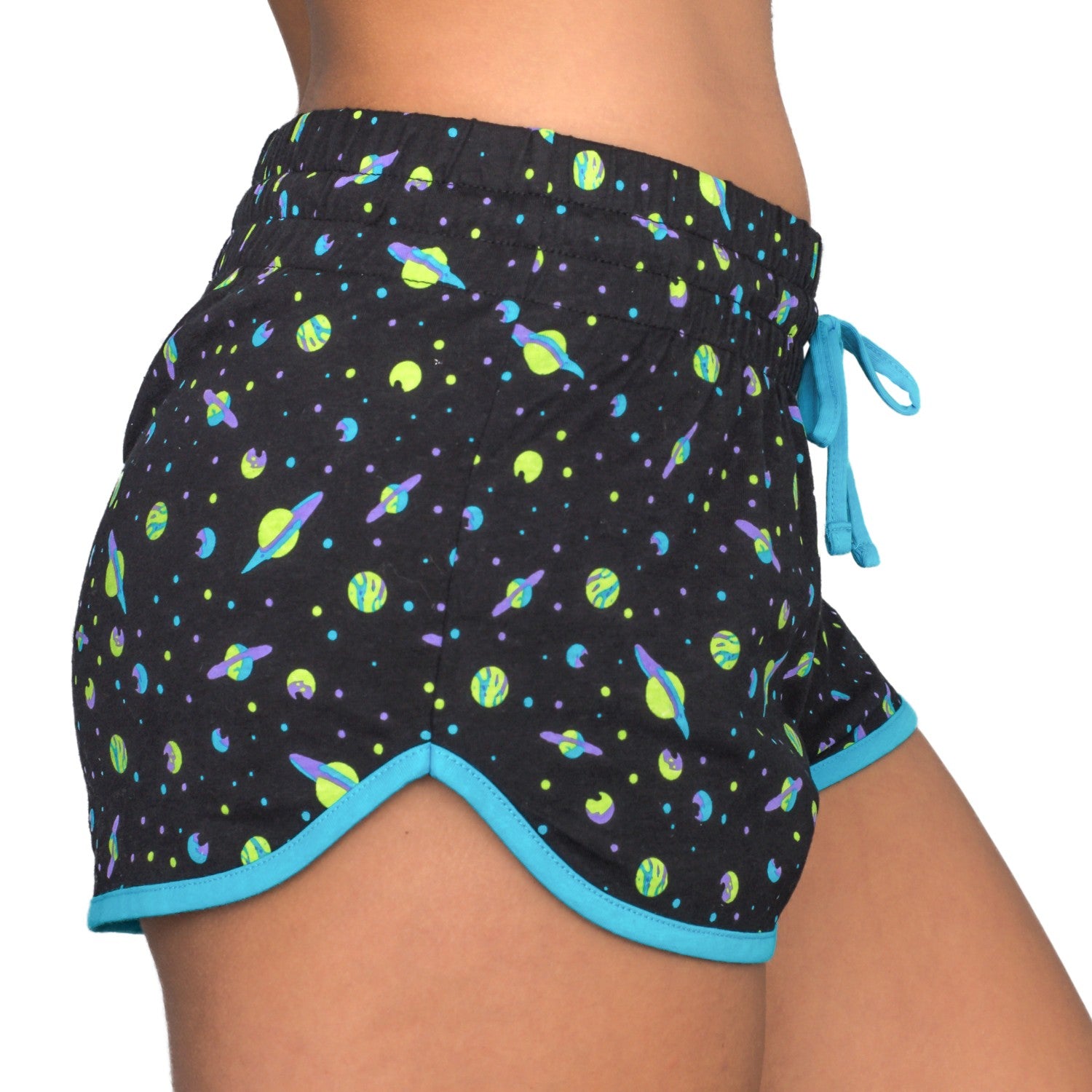 Rick and Morty Spaceship Black Pajama Set