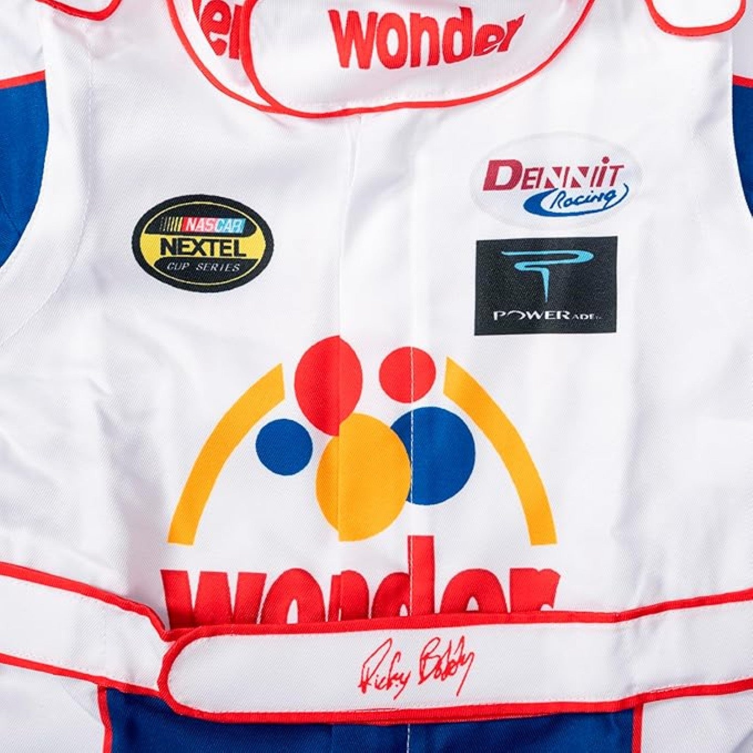 Ricky Bobby Movie Kids Toddler Halloween Costume Cosplay Jumpsuit & Hat