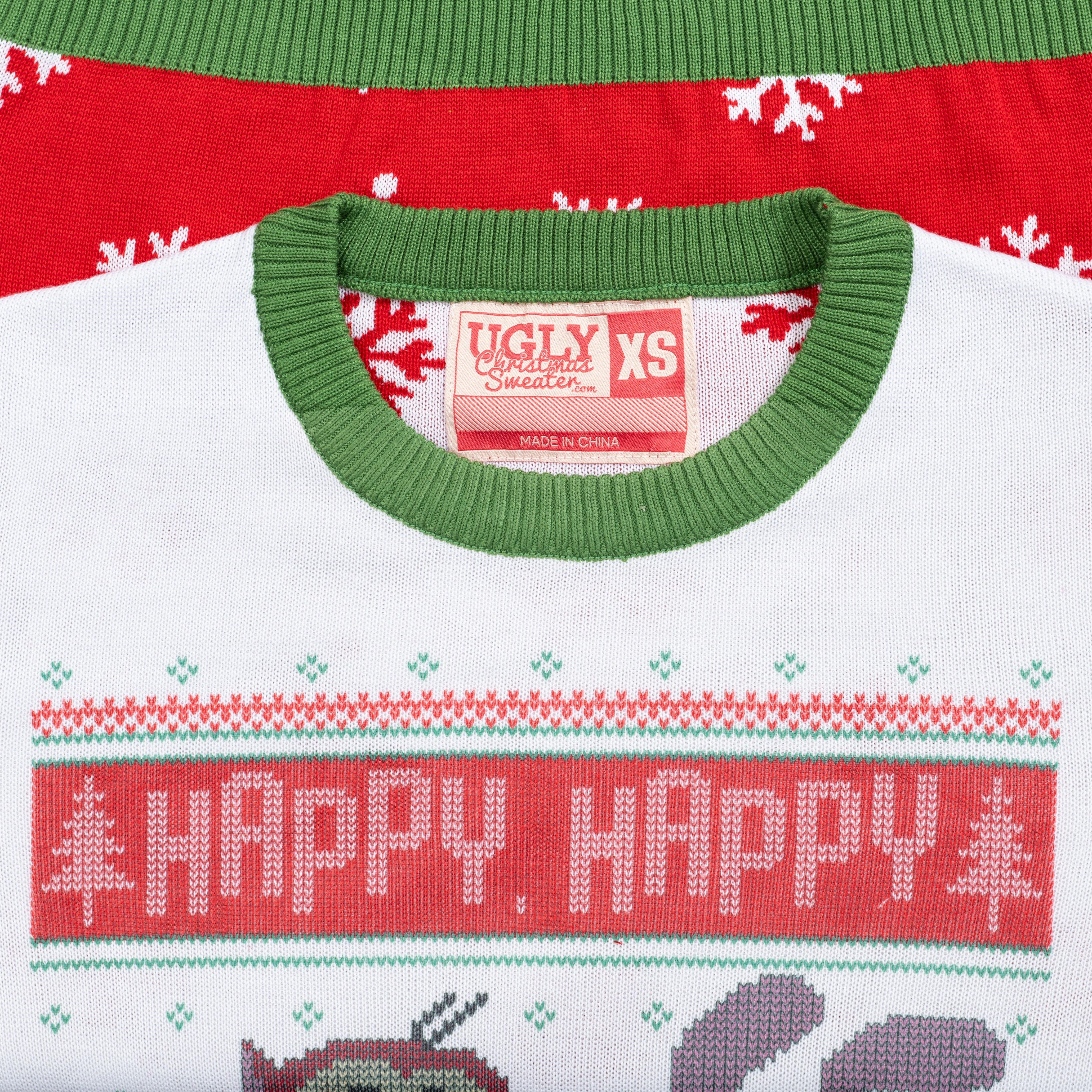 Happy Happy Holidays Ren & Stimpy Character Sweater