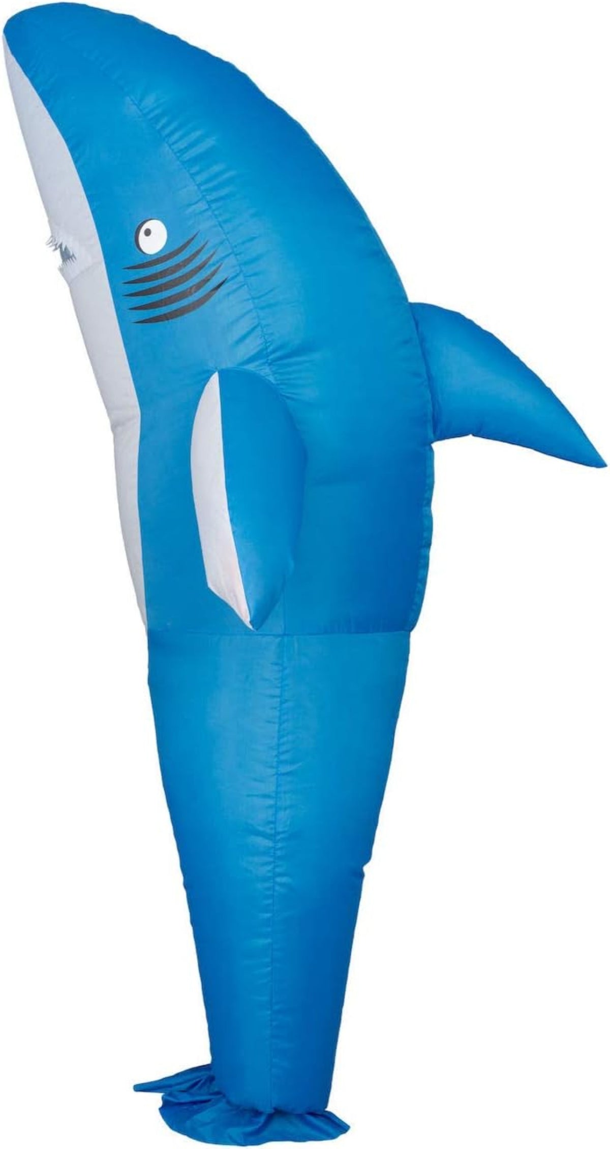 Kids Youth Shark Chub Suit Inflatable Halloween Costume Cosplay Jumpsuit