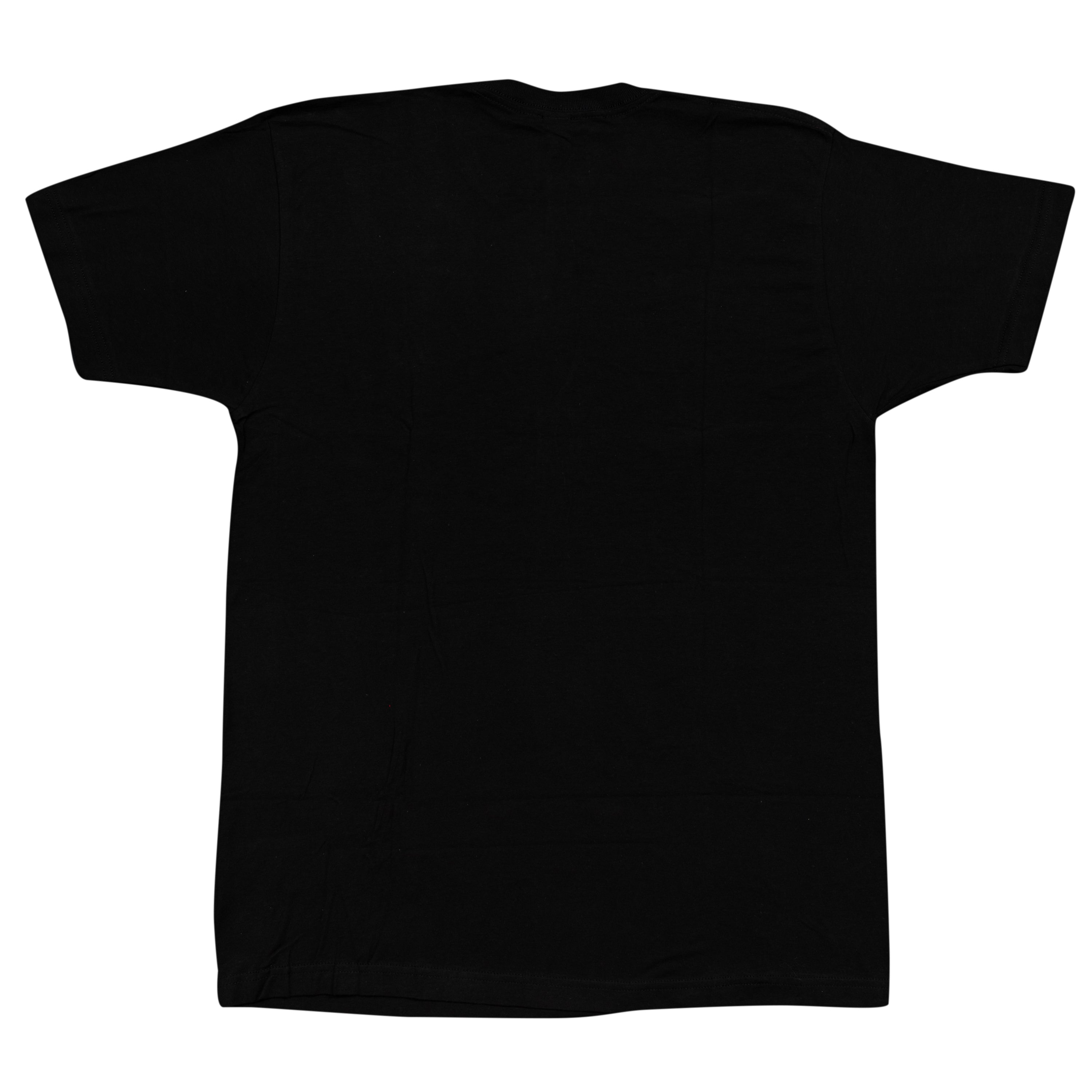 Miami Vice Distressed Logo Adult Black T-Shirt