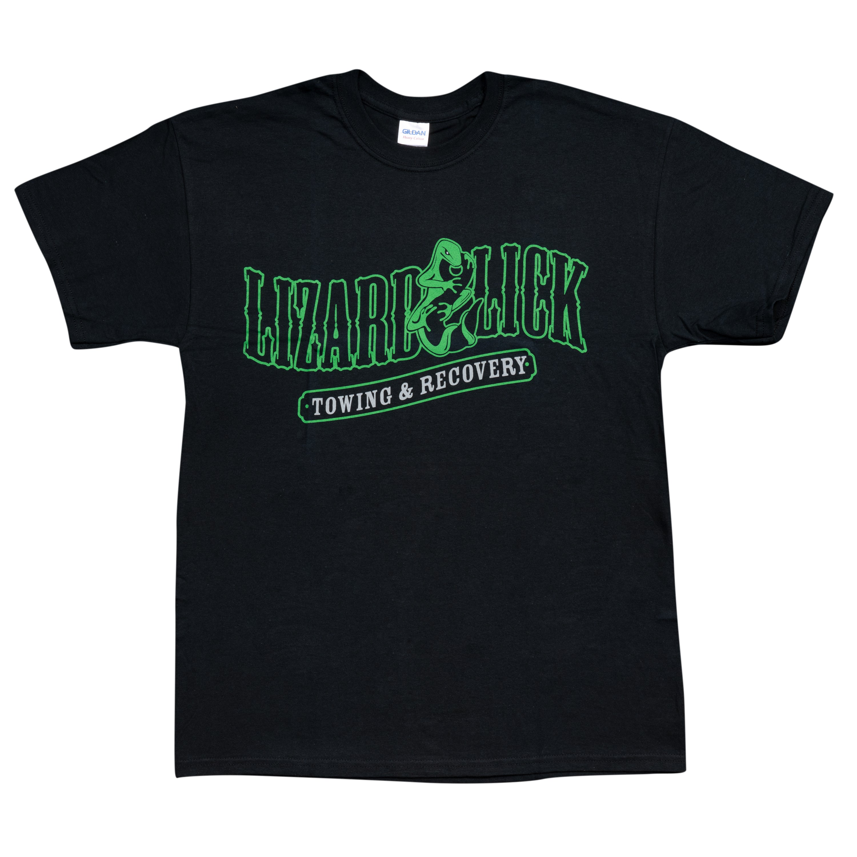Lizard Lick Towing and Recovery Men's Black T-Shirt