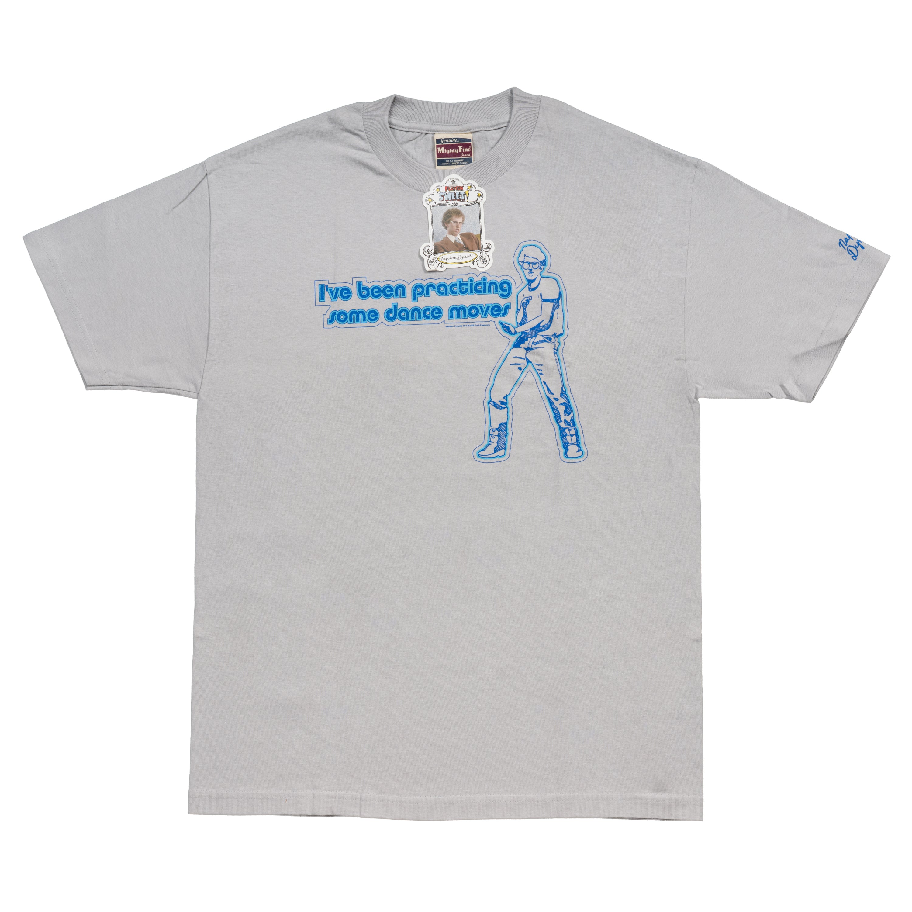 Napoleon Dynamite I've Been Practicing Some Dance Moves Adult Gray T-Shirt