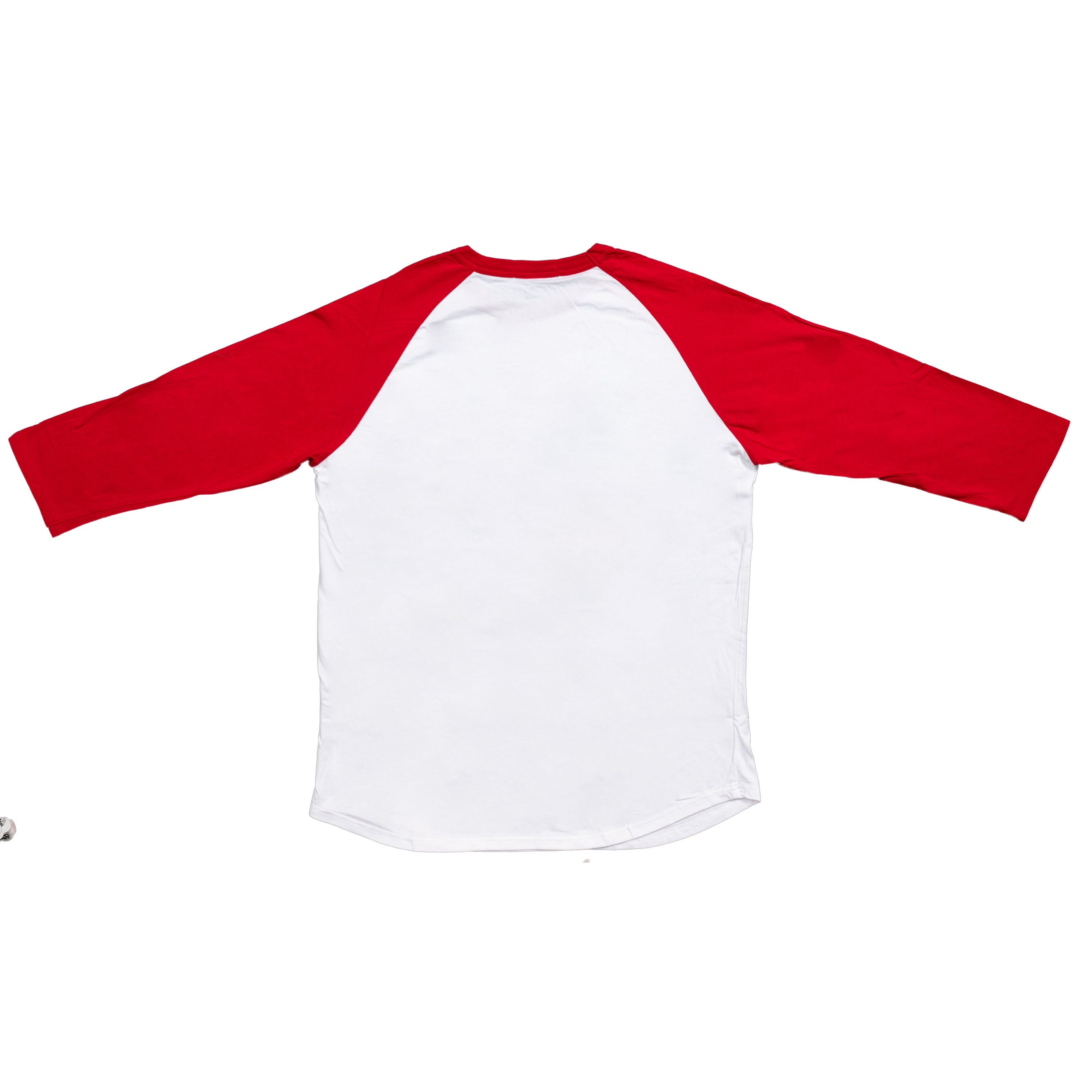 Revenge of the Nerds High On Stress White & Red Adult Raglan Shirt