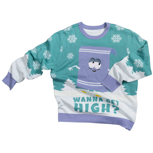 Southpark Towelie Red Eyes Christmas Sweater