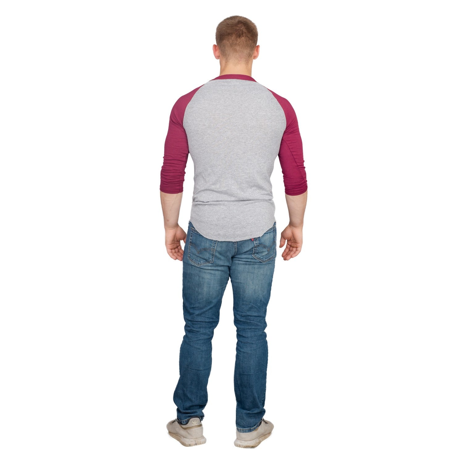 Step Bros Pablo Cruise Adult Gray and Maroon Raglan Funny Movie T-Shirt Tee