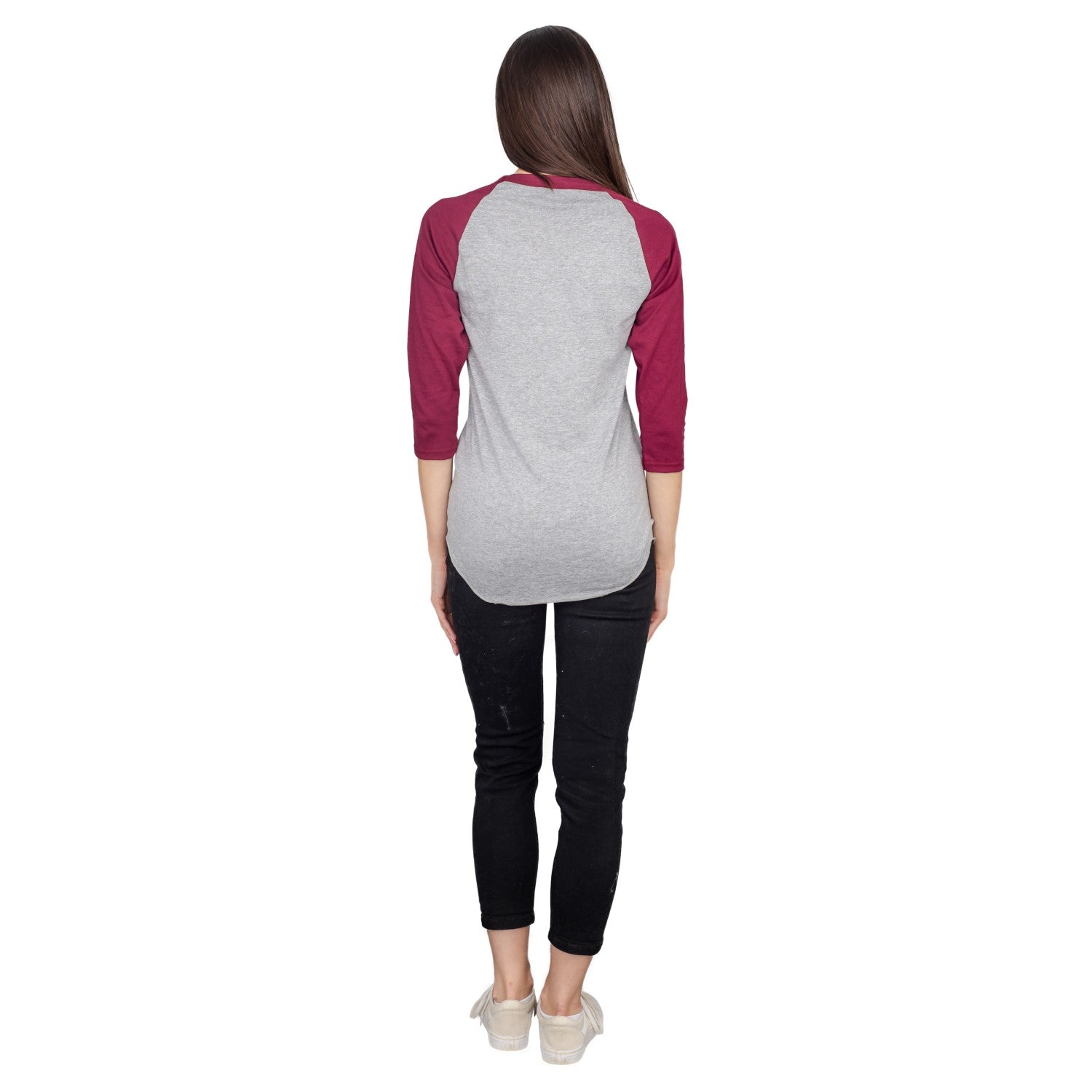 Step Bros Pablo Cruise Adult Gray and Maroon Raglan Funny Movie T-Shirt Tee