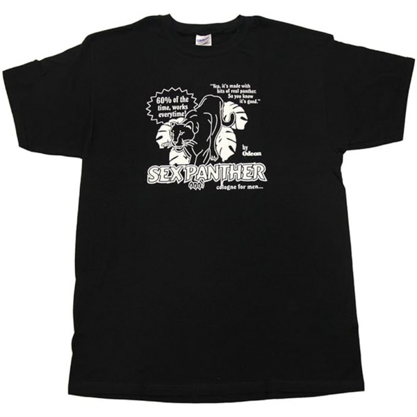 Anchorman Movie Panther Adult Black T-shirt | TVStoreOnline