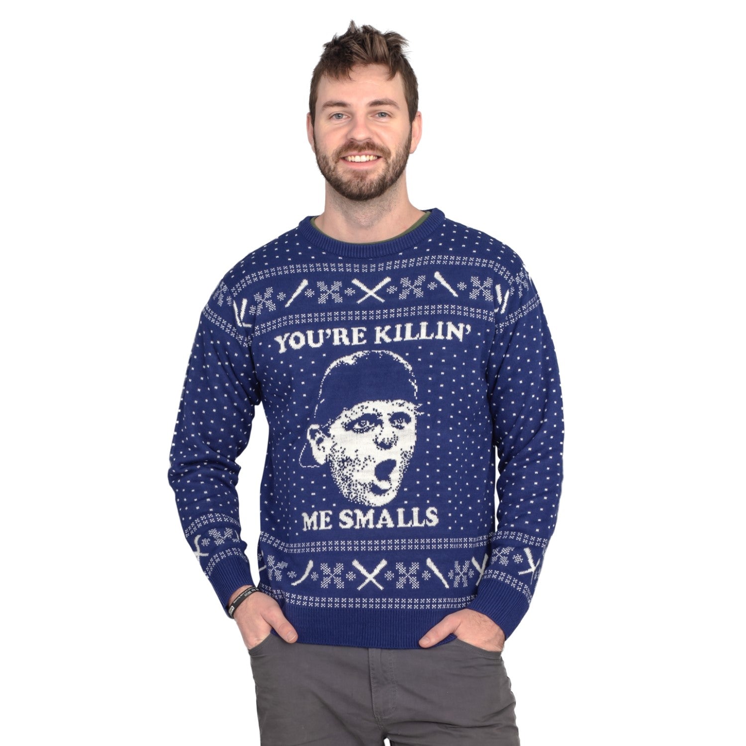 Baseball Sand Field Unisex You're Killin' Me Smalls Ugly Christmas Sweater