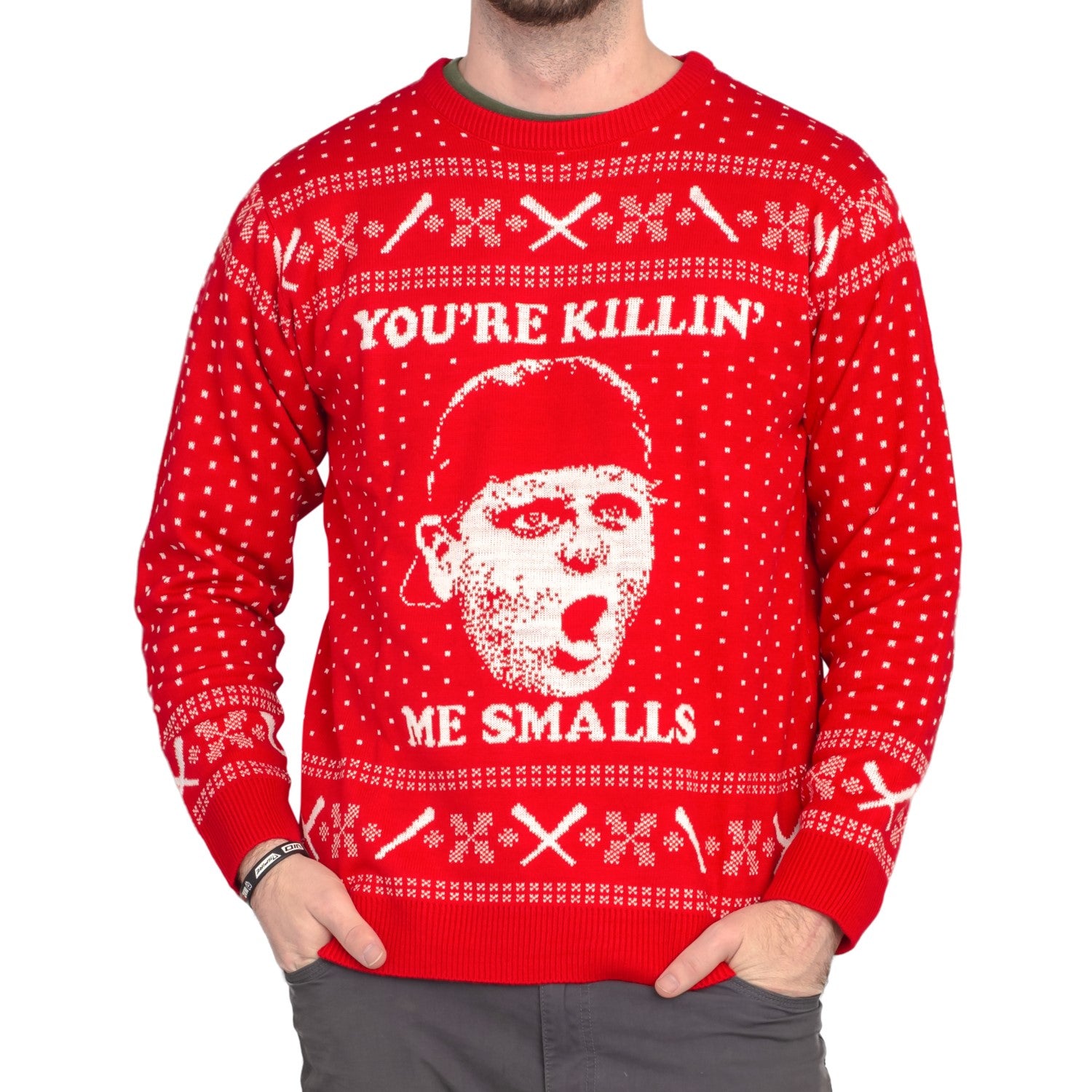 Baseball Sand Field Unisex You're Killin' Me Smalls Ugly Christmas Sweater