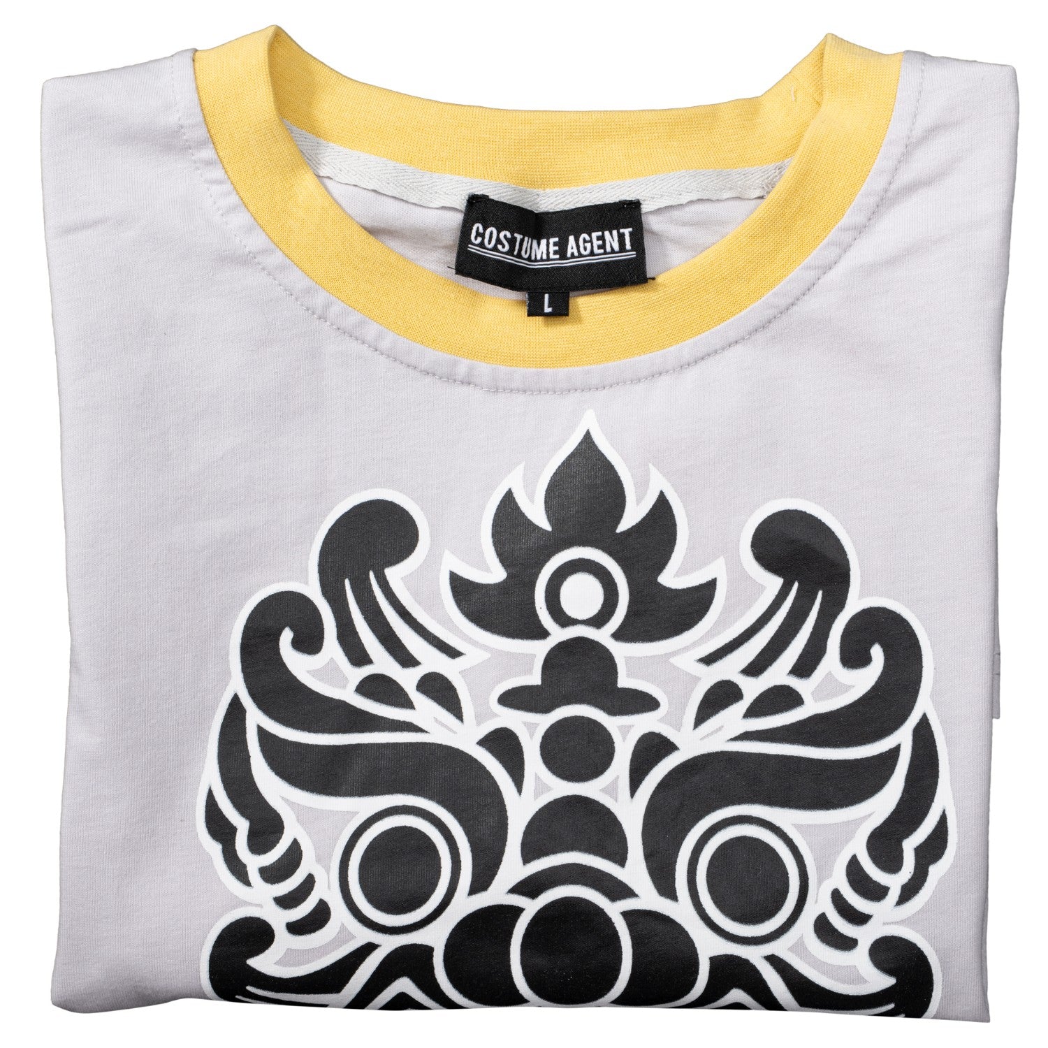 Fight Soap Salesman Tyler Durden Yellow Ring Damask Pattern Halloween Costume Adult T-Shirt Tee