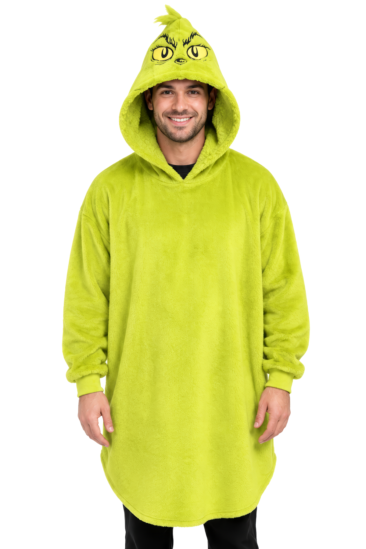 The Grinch Adult Unisex Plush Fleece Hoodie Ponch