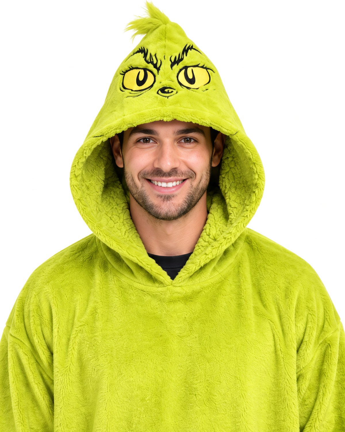 The Grinch Adult Unisex Plush Fleece Hoodie Ponch