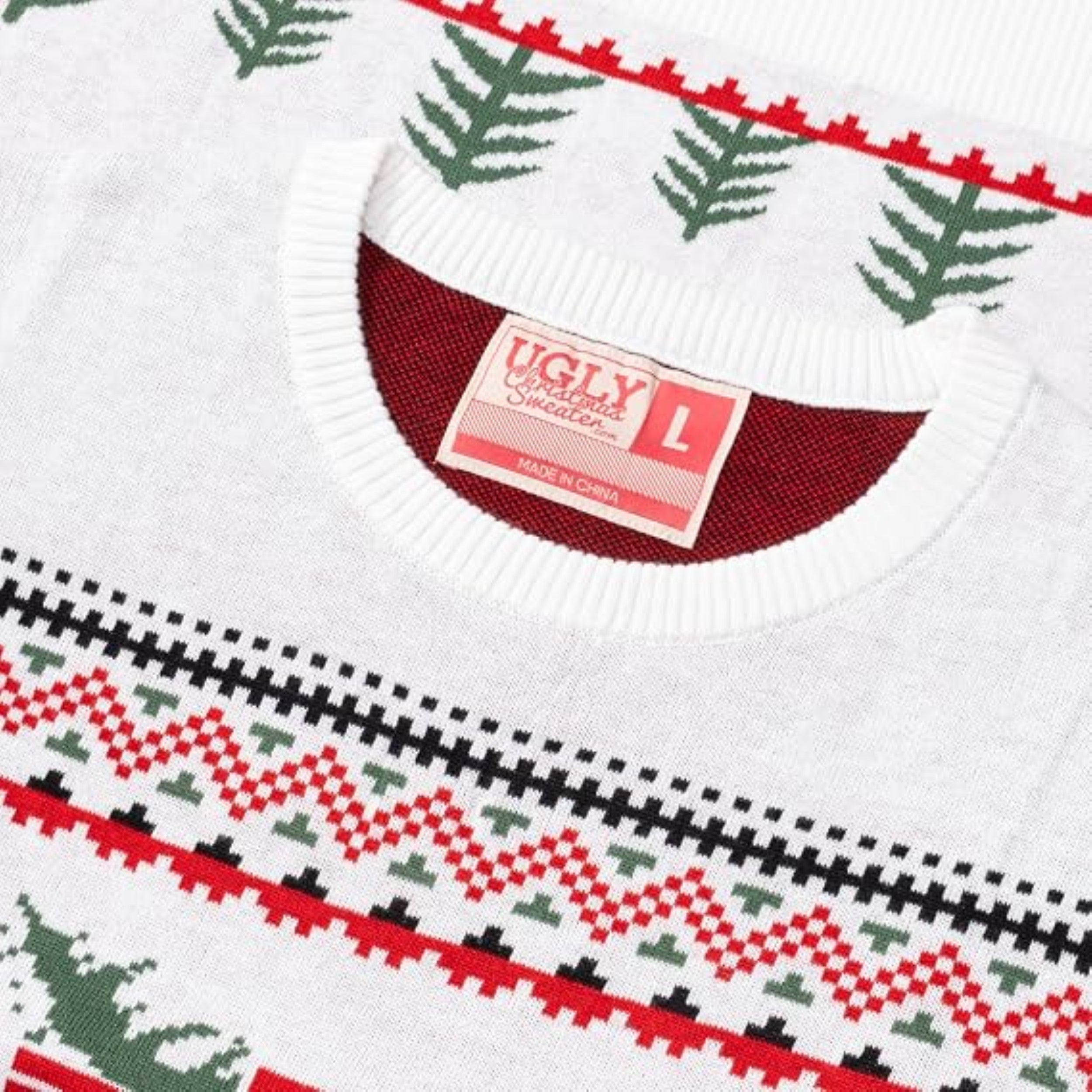 Arnold Truck/Trees Adult Unisex Knitted Ugly Christmas Sweater