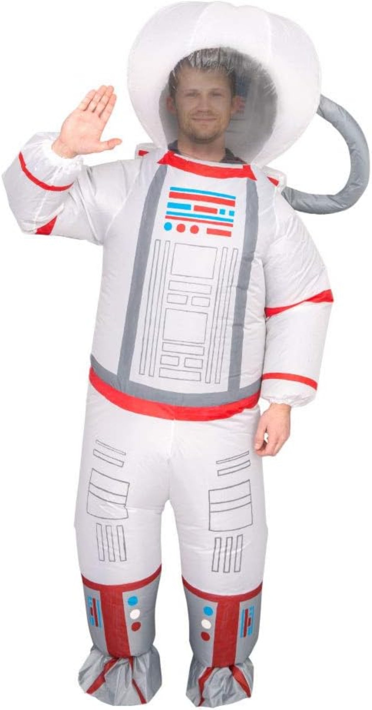 Unisex Astronaut Spaceman Inflatable Chub-Suit Costume Jumpsuit