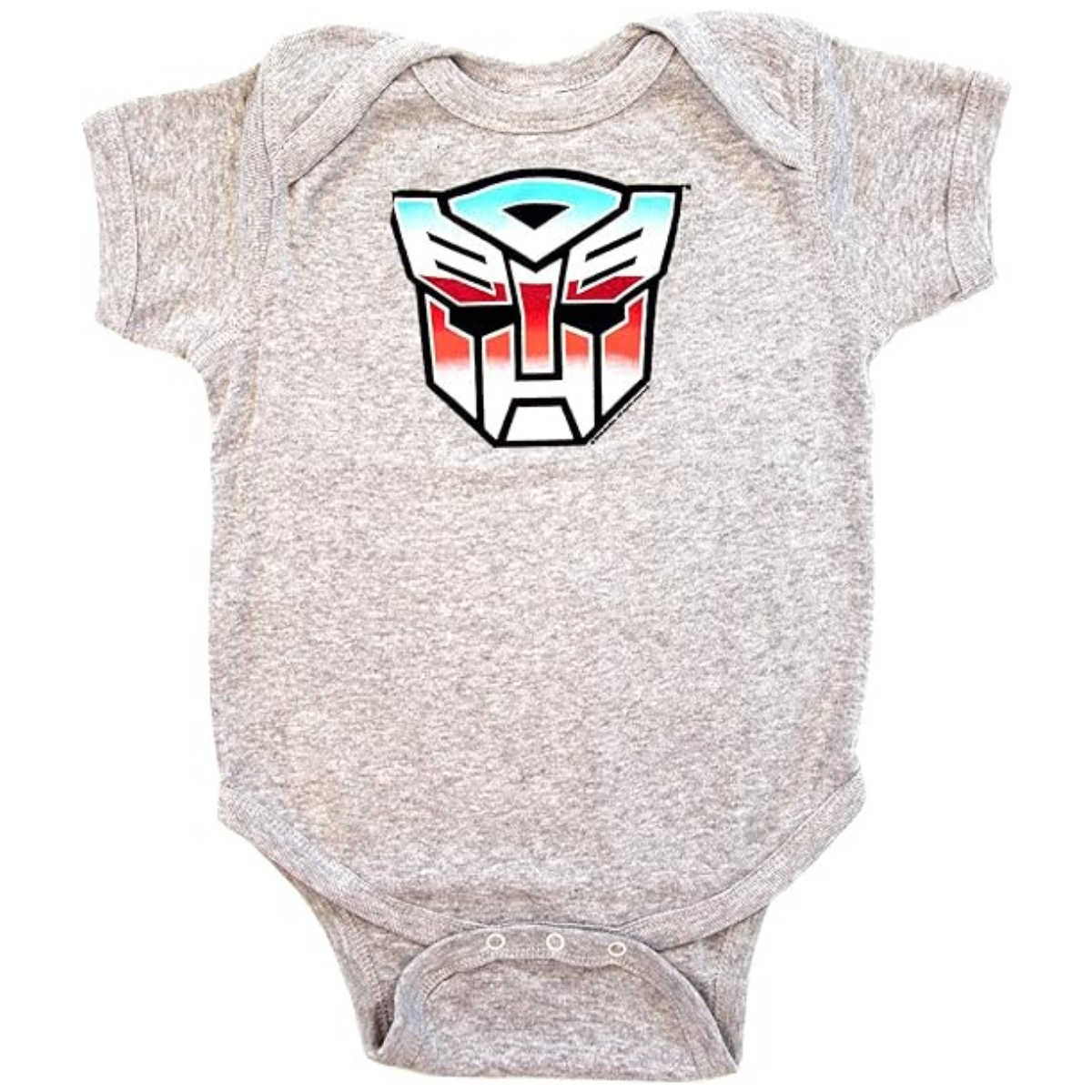 Transformers Autobot Color Shield Gray Onesie Baby Romper