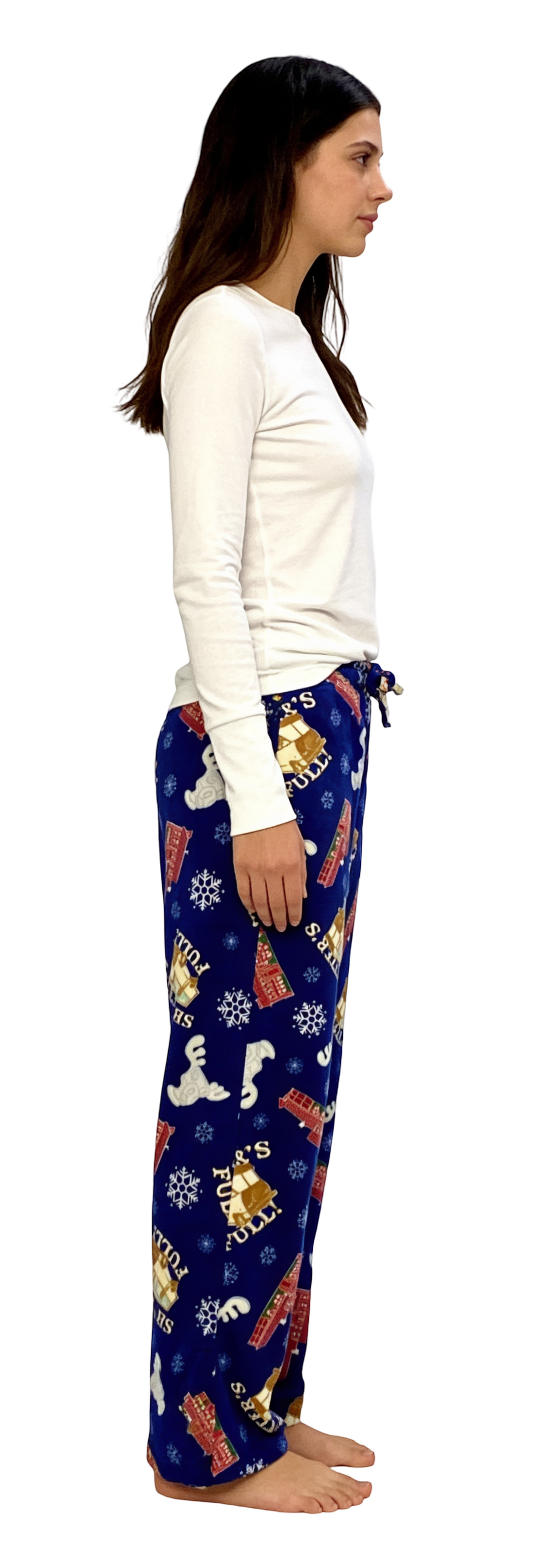 Christmas Vacation Icons Plush Sleep Pants Blue